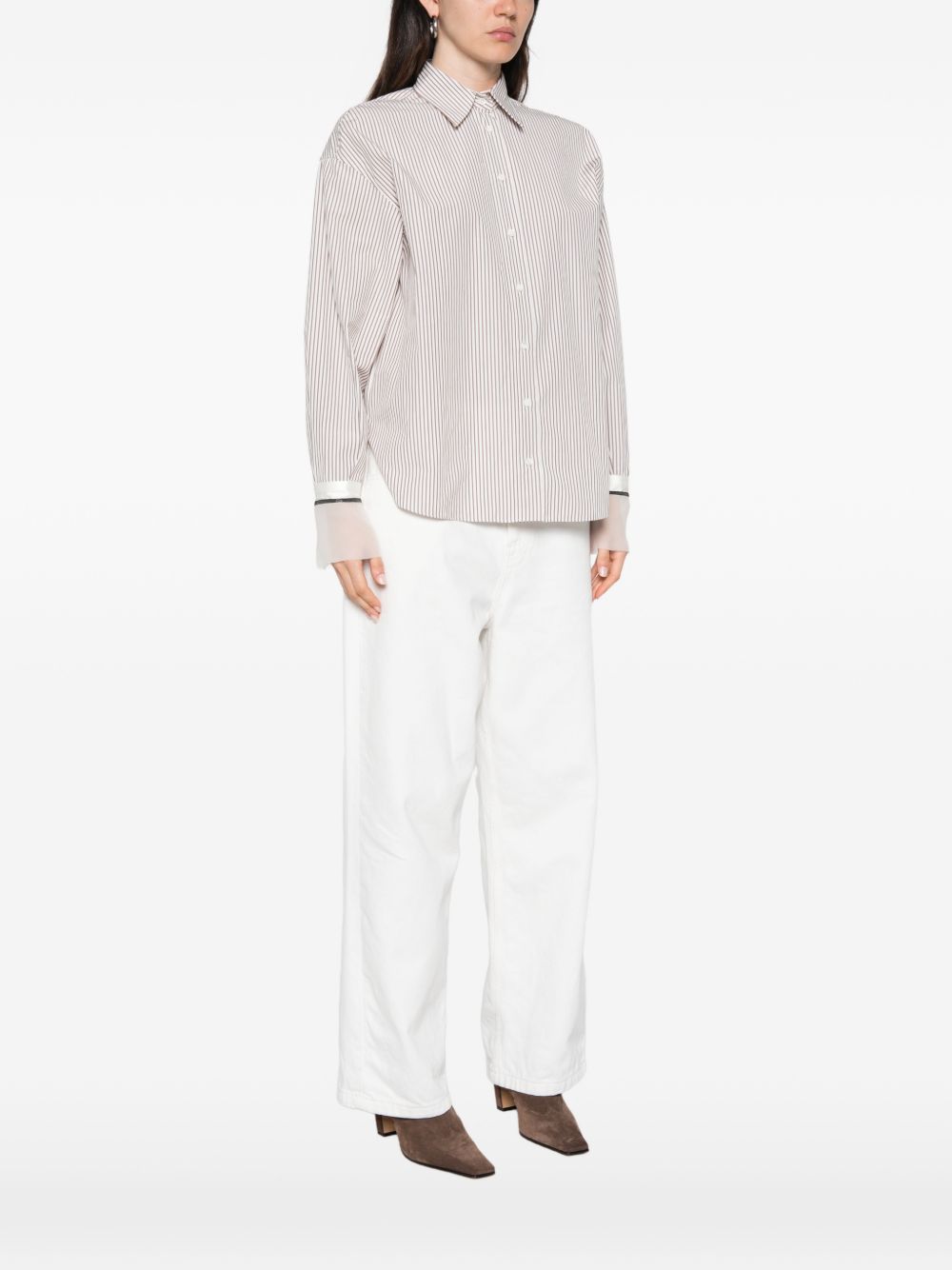 Brunello Cucinelli Women Cotton Shirt BRUNELLO CUCINELLI