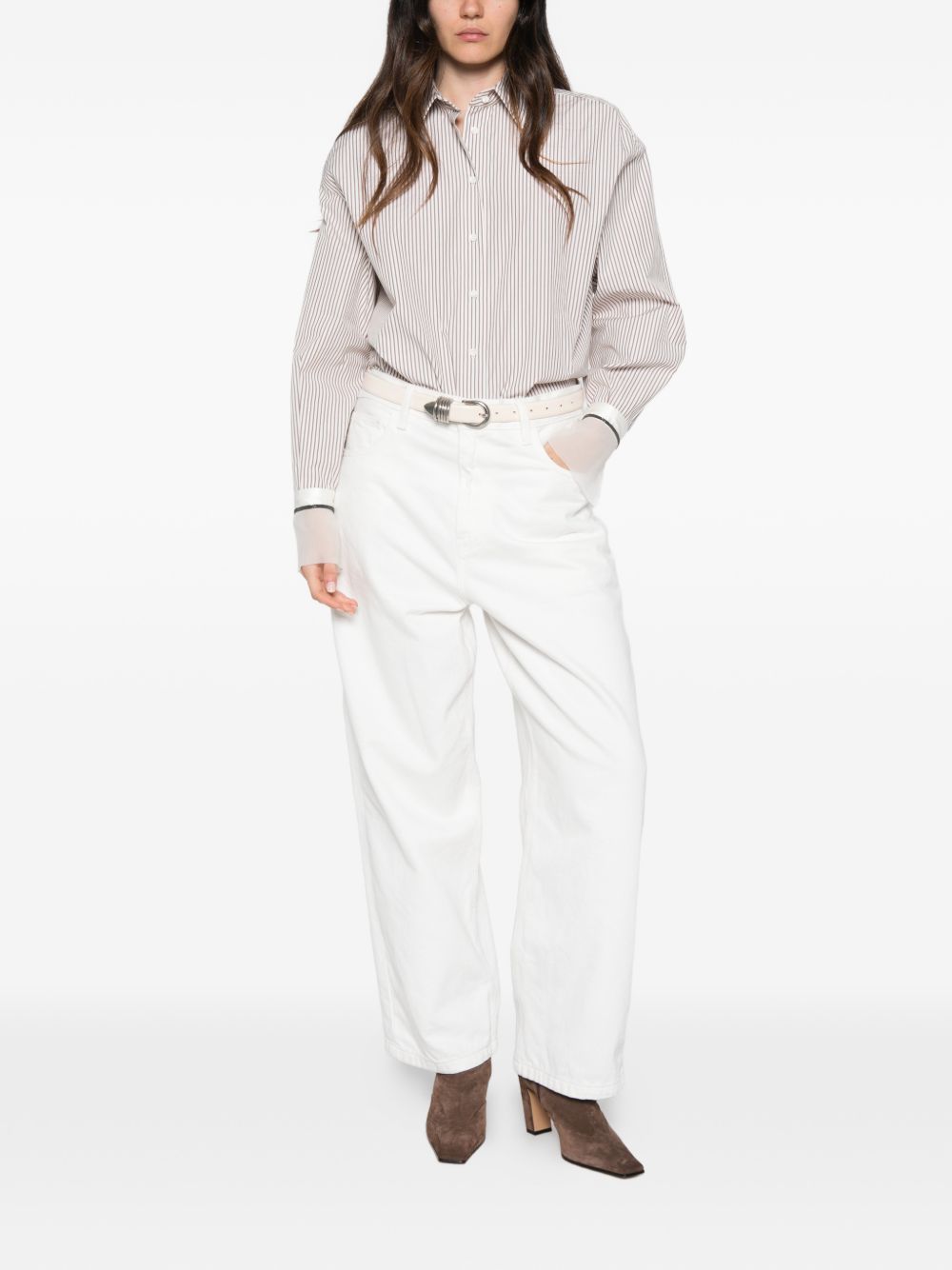 Brunello Cucinelli Women Cotton Shirt BRUNELLO CUCINELLI