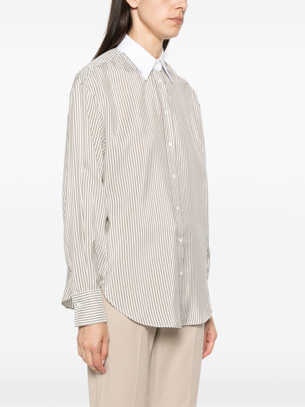 Brunello Cucinelli Women Silk Shirt
