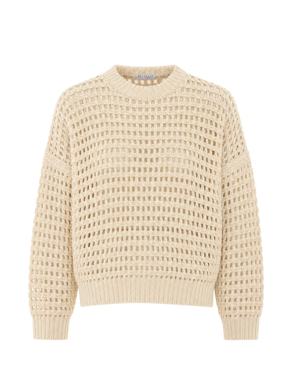 Brunello Cucinelli Women Wool And Cashmere Open-Knit Sweater BRUNELLO CUCINELLI