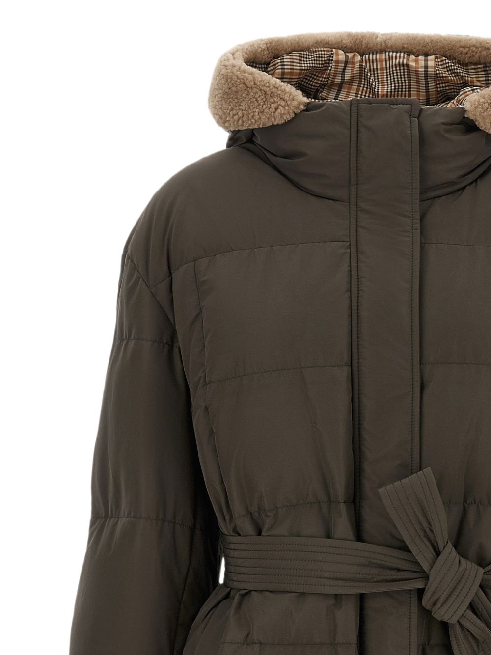 Brunello Cucinelli Women Long Down Jacket BRUNELLO CUCINELLI