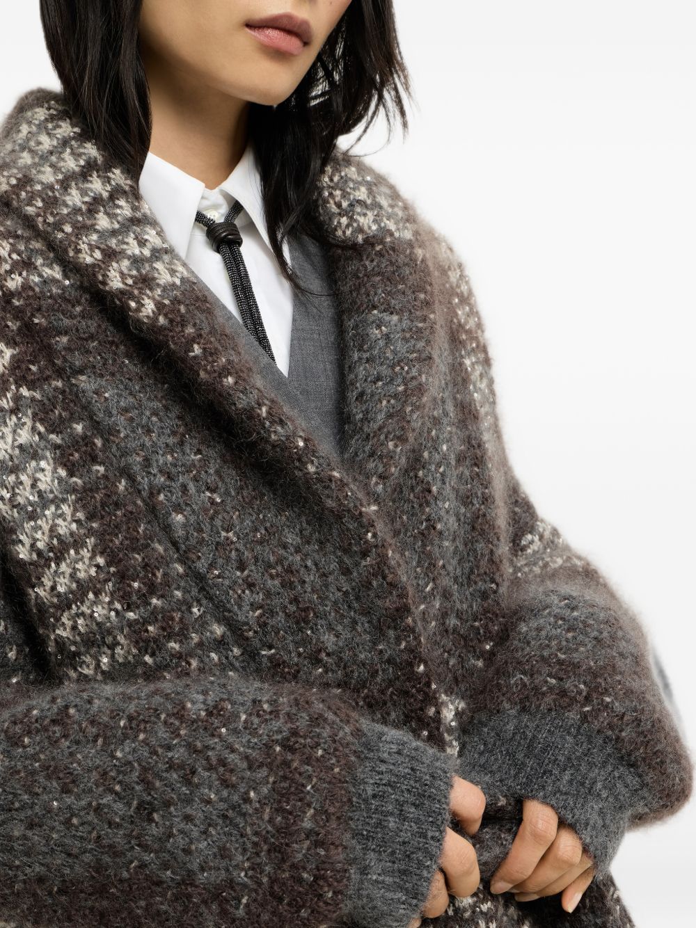 Brunello Cucinelli Women Wool Long Cardigan BRUNELLO CUCINELLI