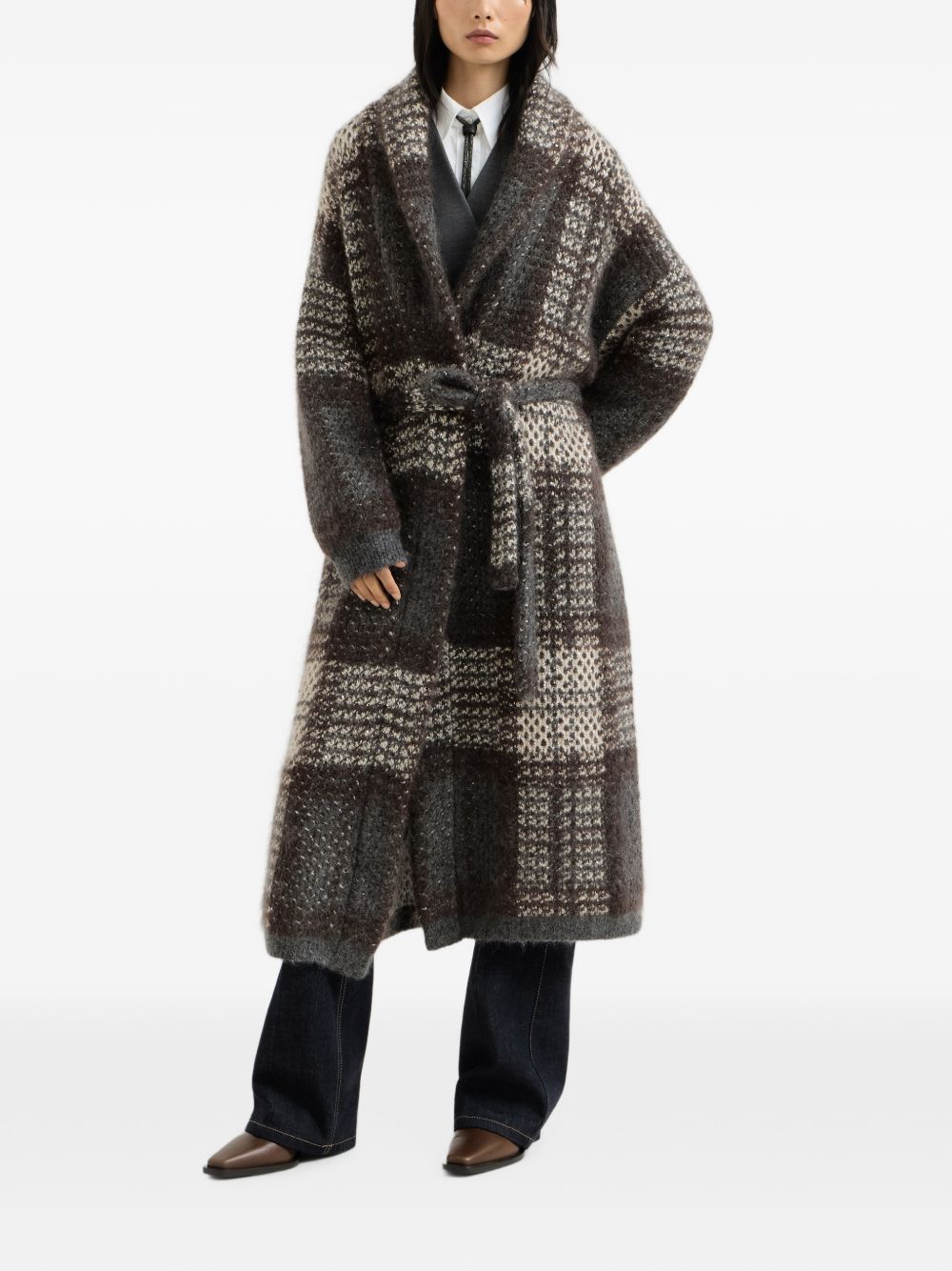 Brunello Cucinelli Women Wool Long Cardigan BRUNELLO CUCINELLI