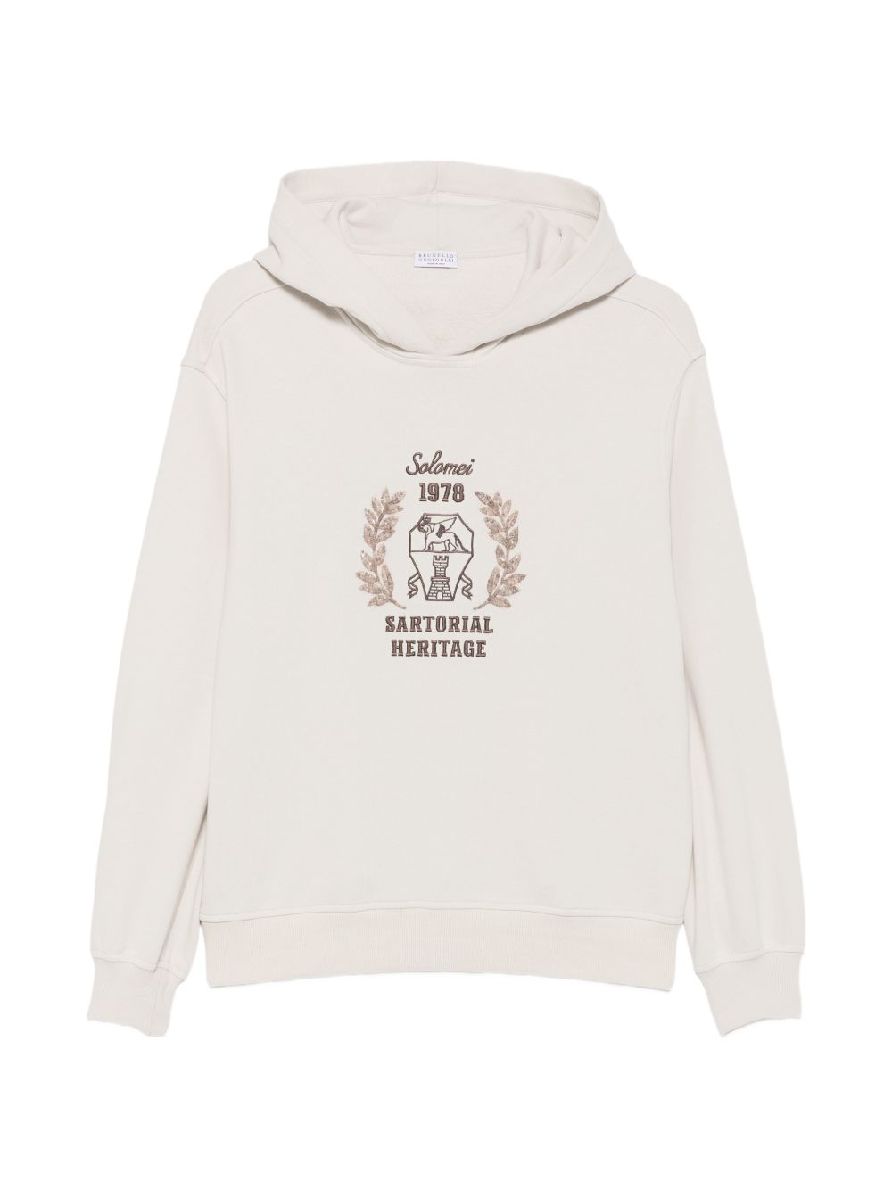 Brunello Cucinelli Women Logo Cotton Hoodie BRUNELLO CUCINELLI