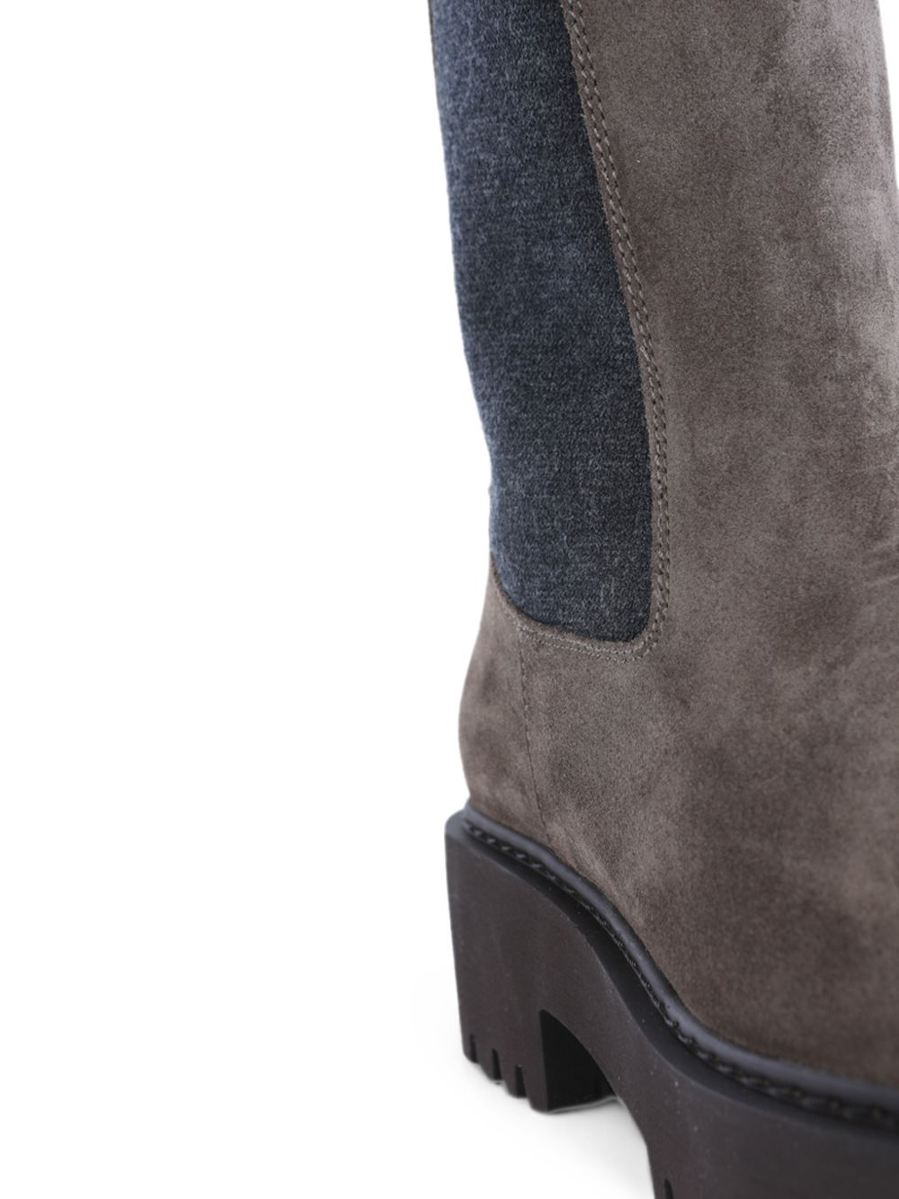 Brunello Cucinelli Women Suede Leather Ankle Boots
