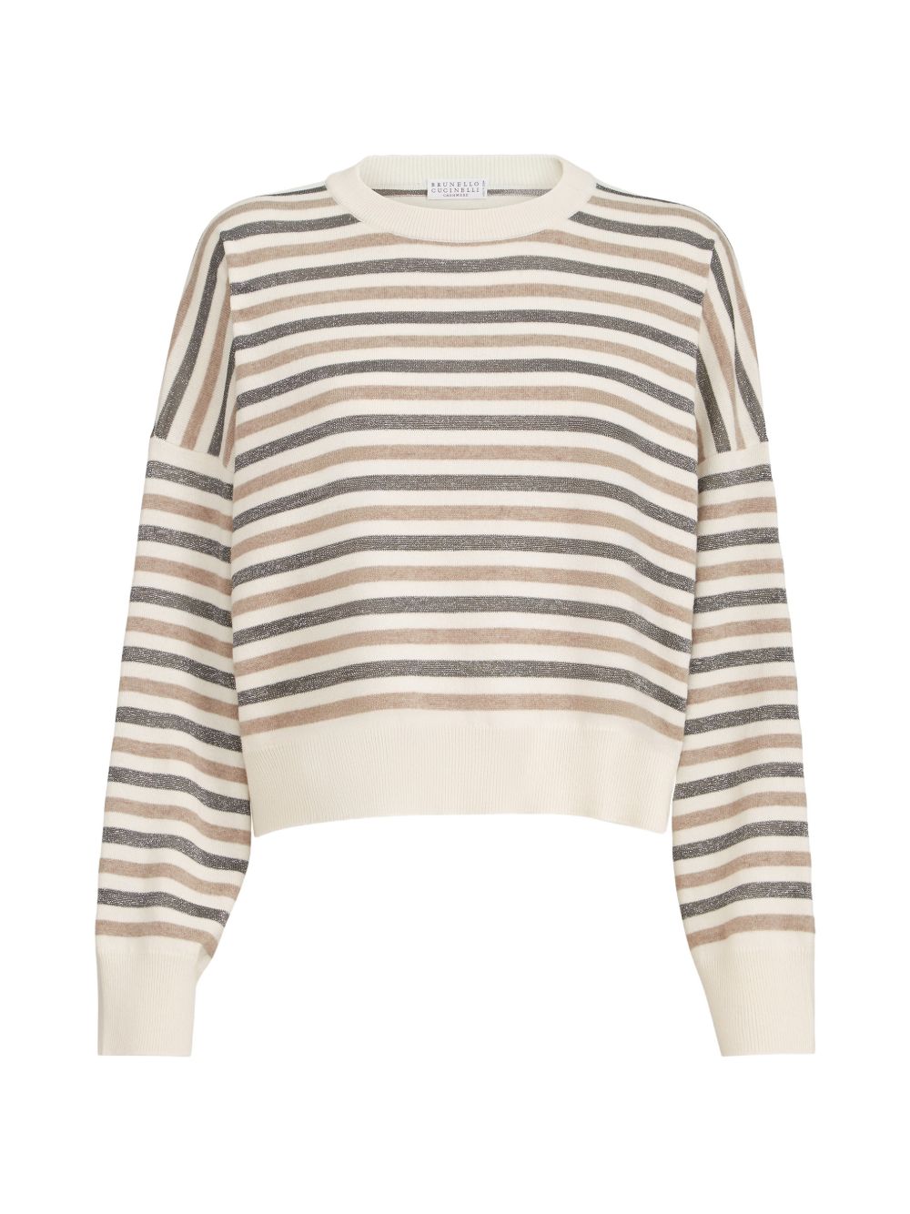 Brunello Cucinelli Women Striped Cashmere Sweater BRUNELLO CUCINELLI