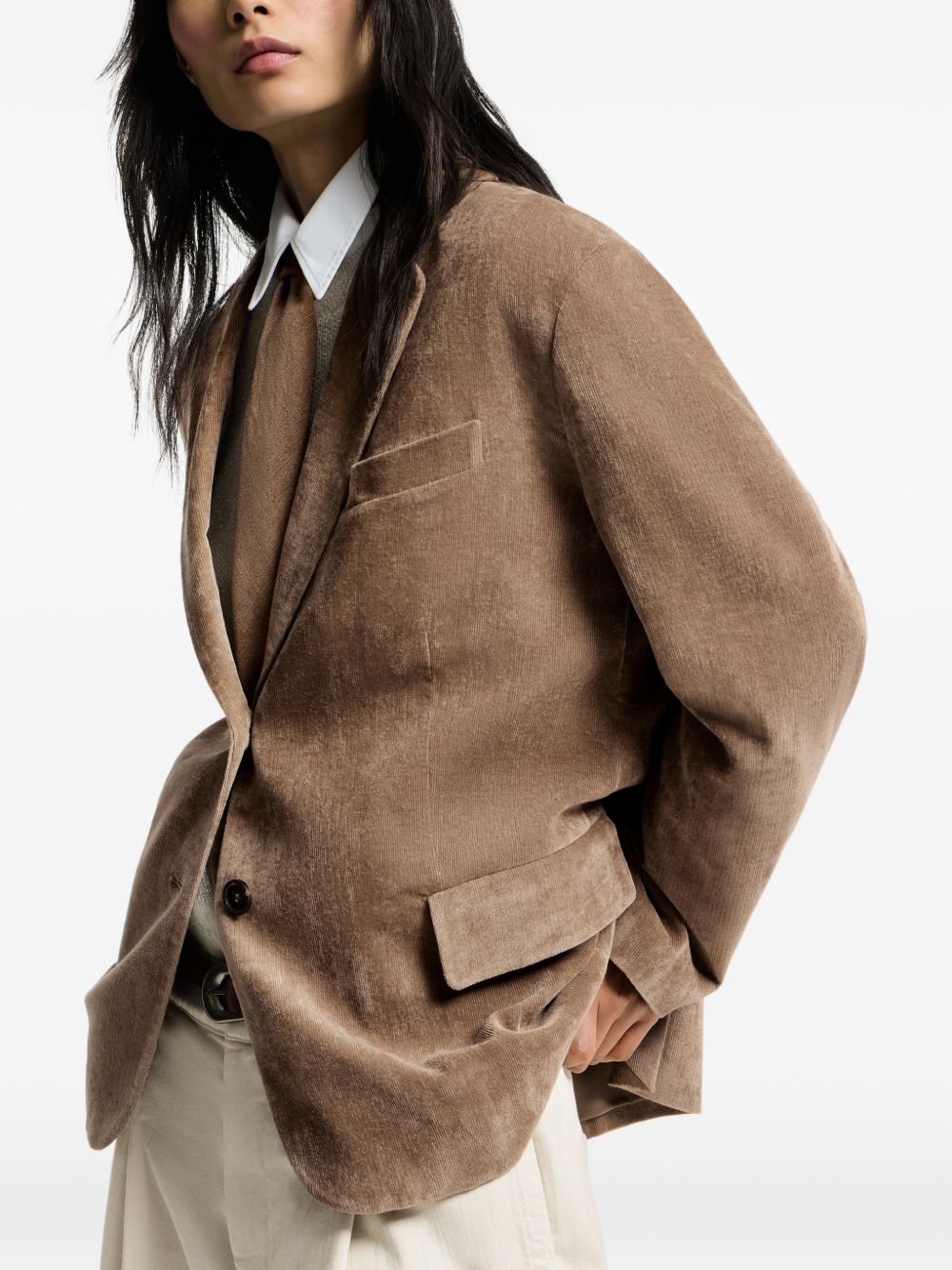 Brunello Cucinelli Women Single-Breasted Jacket BRUNELLO CUCINELLI