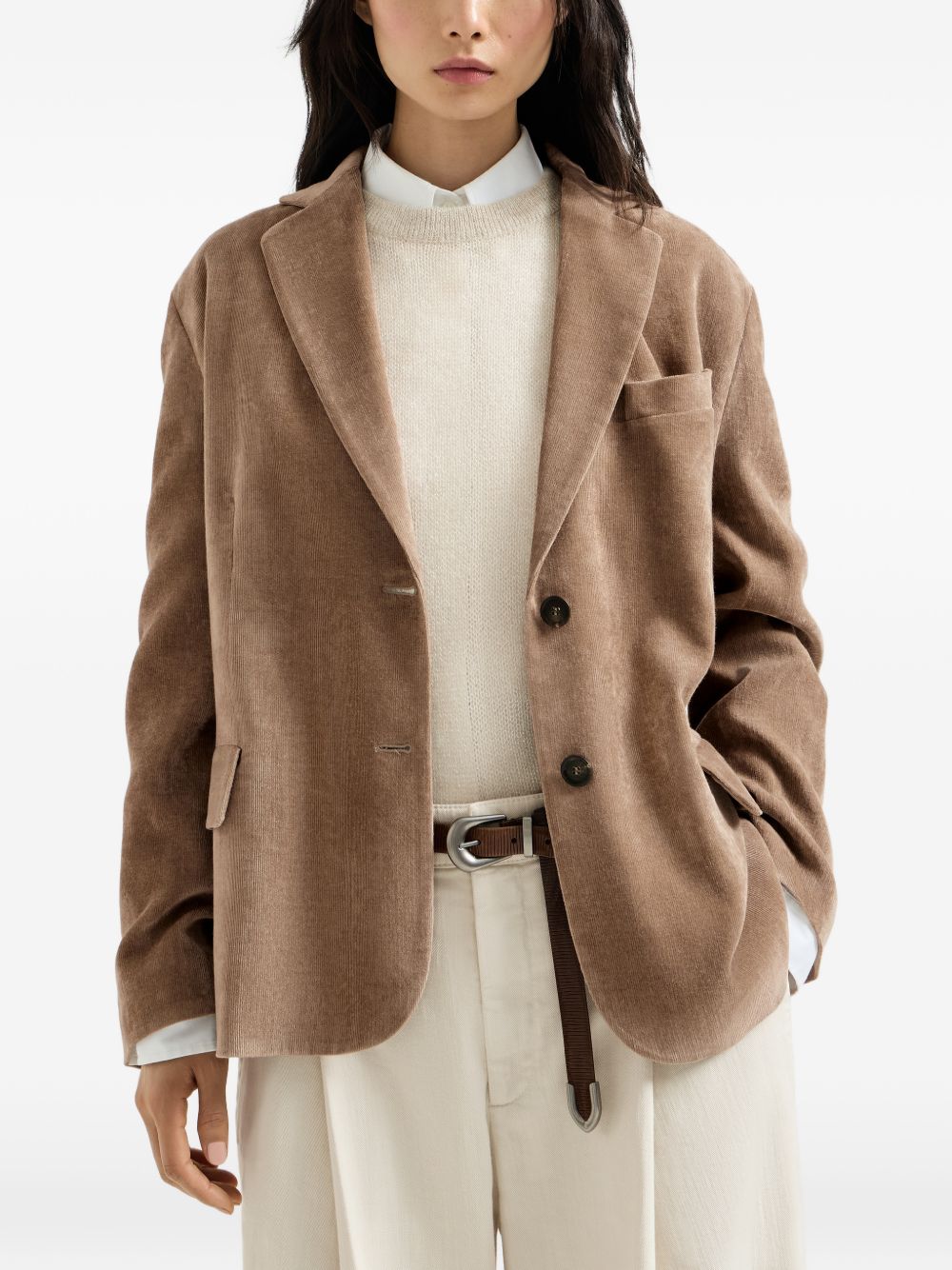 Brunello Cucinelli Women Single-Breasted Jacket BRUNELLO CUCINELLI