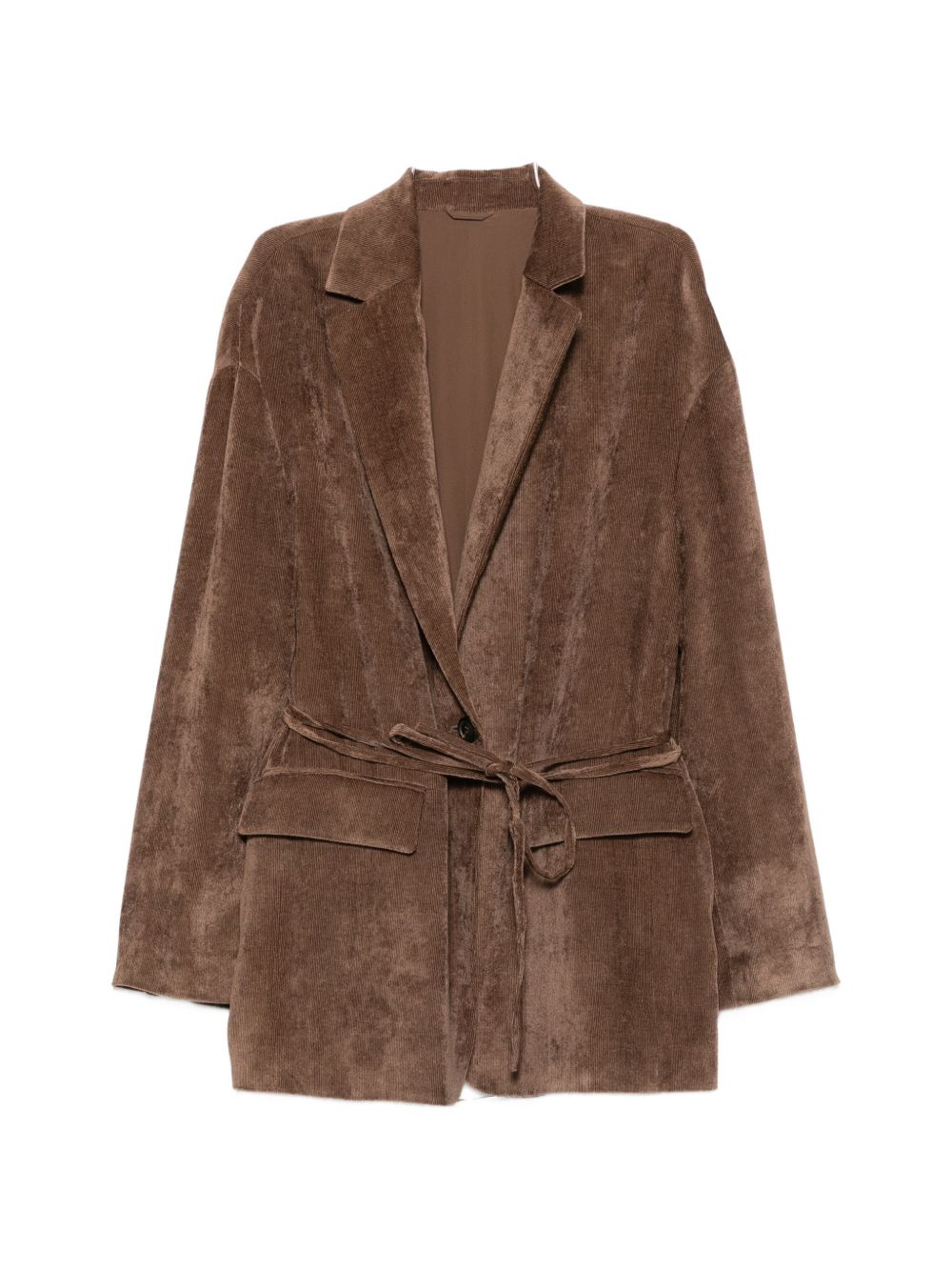 Brunello Cucinelli Women Velvet Belted Jacket BRUNELLO CUCINELLI