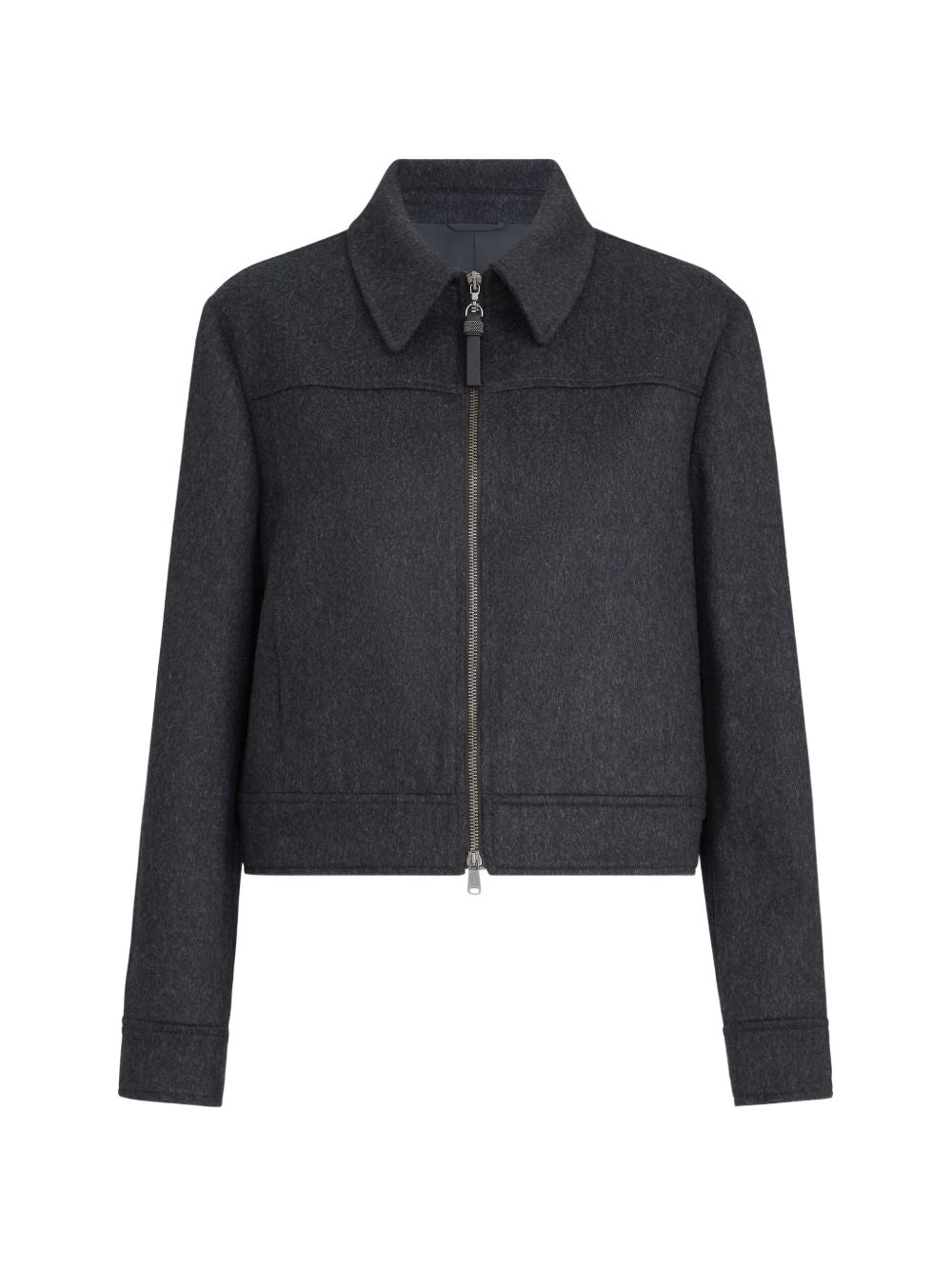 Brunello Cucinelli Women Zipped Wool Jacket BRUNELLO CUCINELLI