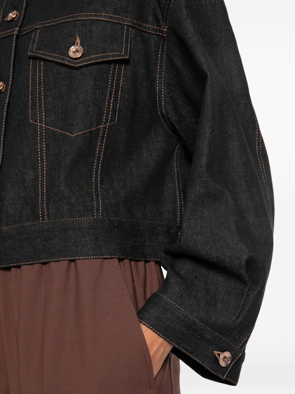 Brunello Cucinelli Women Denim Cotton Jacket BRUNELLO CUCINELLI