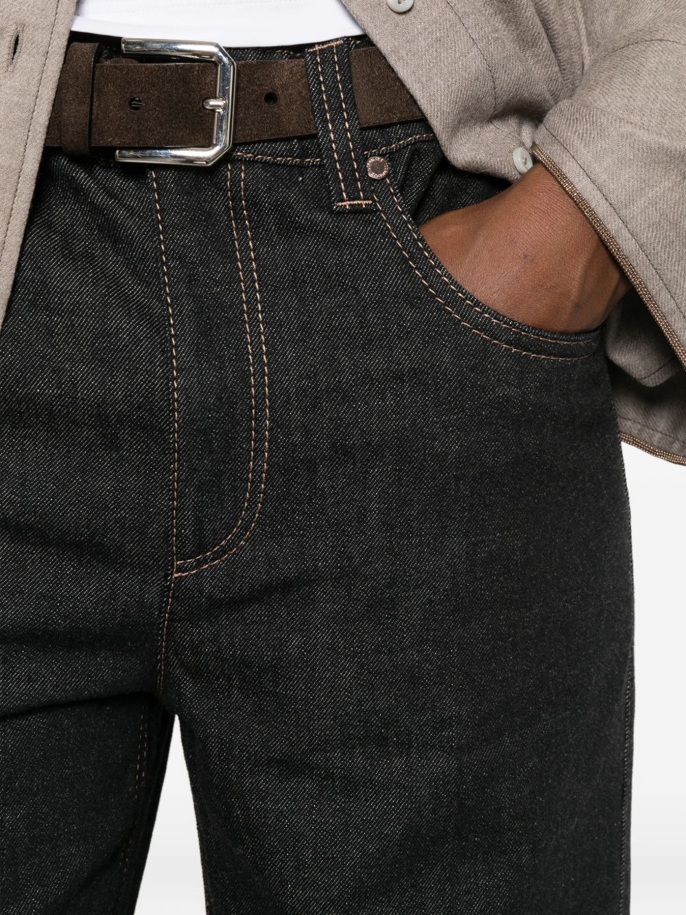 Brunello Cucinelli Women Denim Cotton Jeans BRUNELLO CUCINELLI