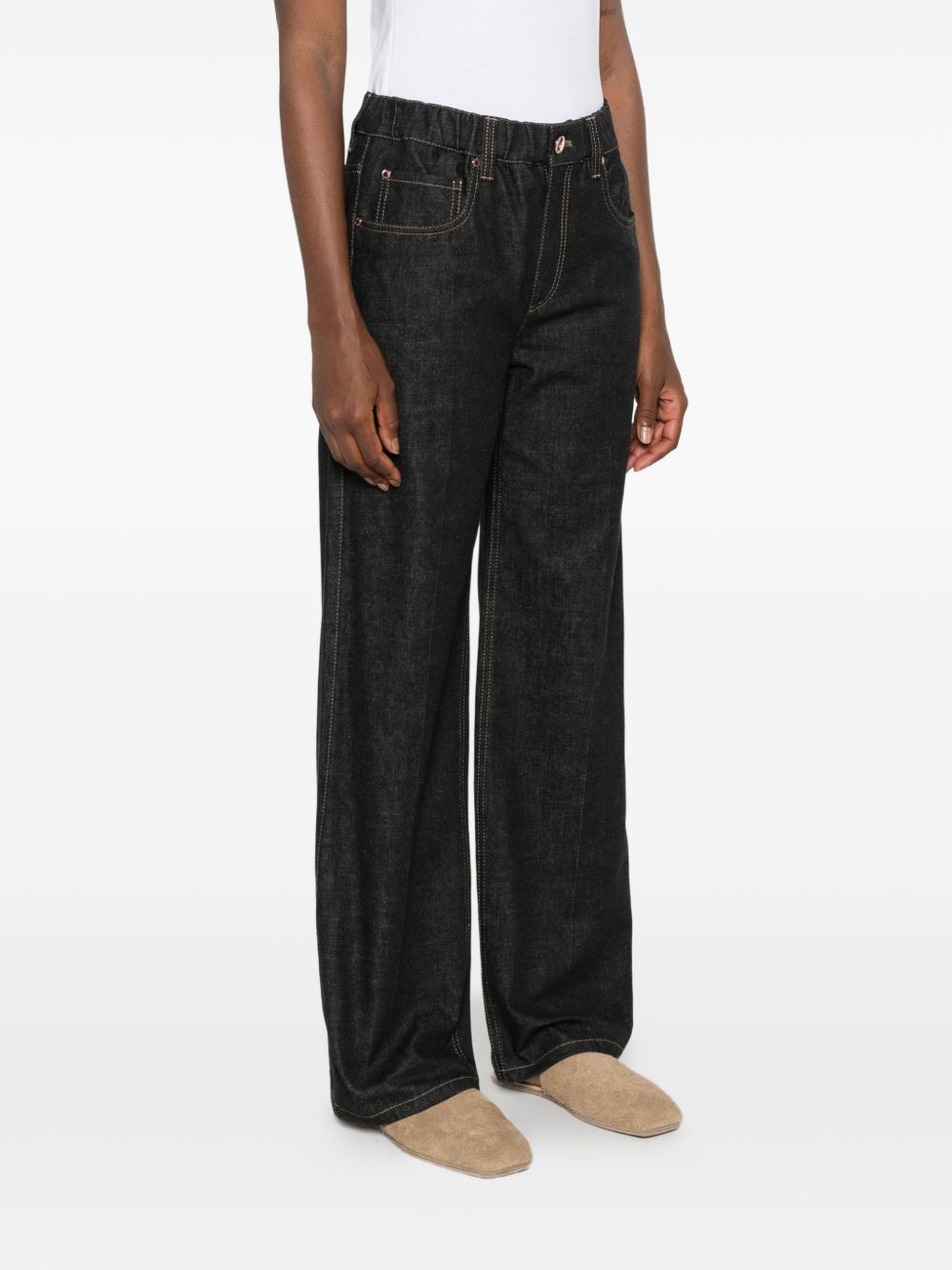 Brunello Cucinelli Women Denim Cotton Jeans BRUNELLO CUCINELLI