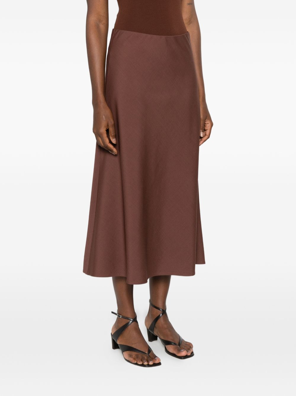 Brunello Cucinelli Women Wool Blend Midi Skirt BRUNELLO CUCINELLI