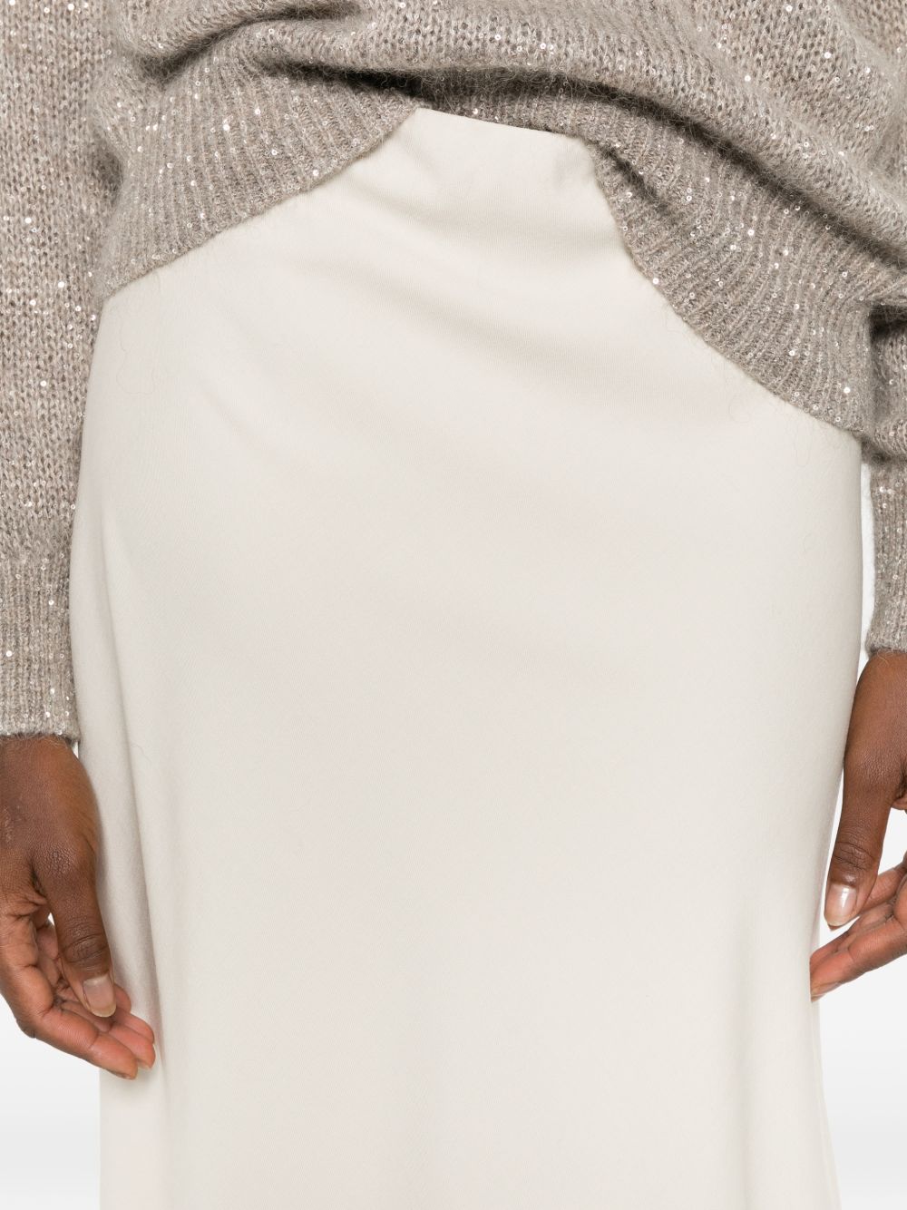 Brunello Cucinelli Women Wool Blend Midi Skirt BRUNELLO CUCINELLI