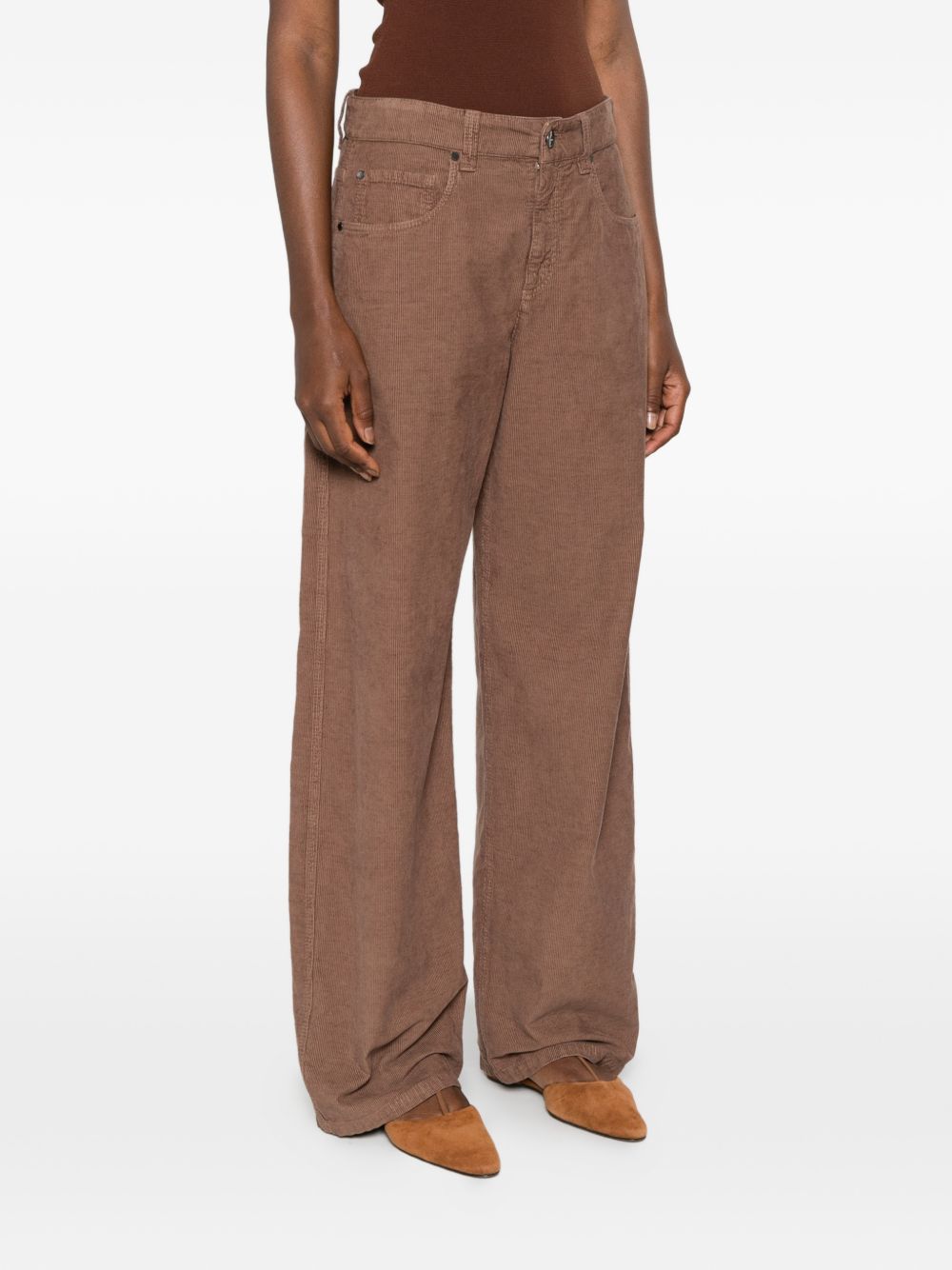 Brunello Cucinelli Women Velvet Trousers BRUNELLO CUCINELLI