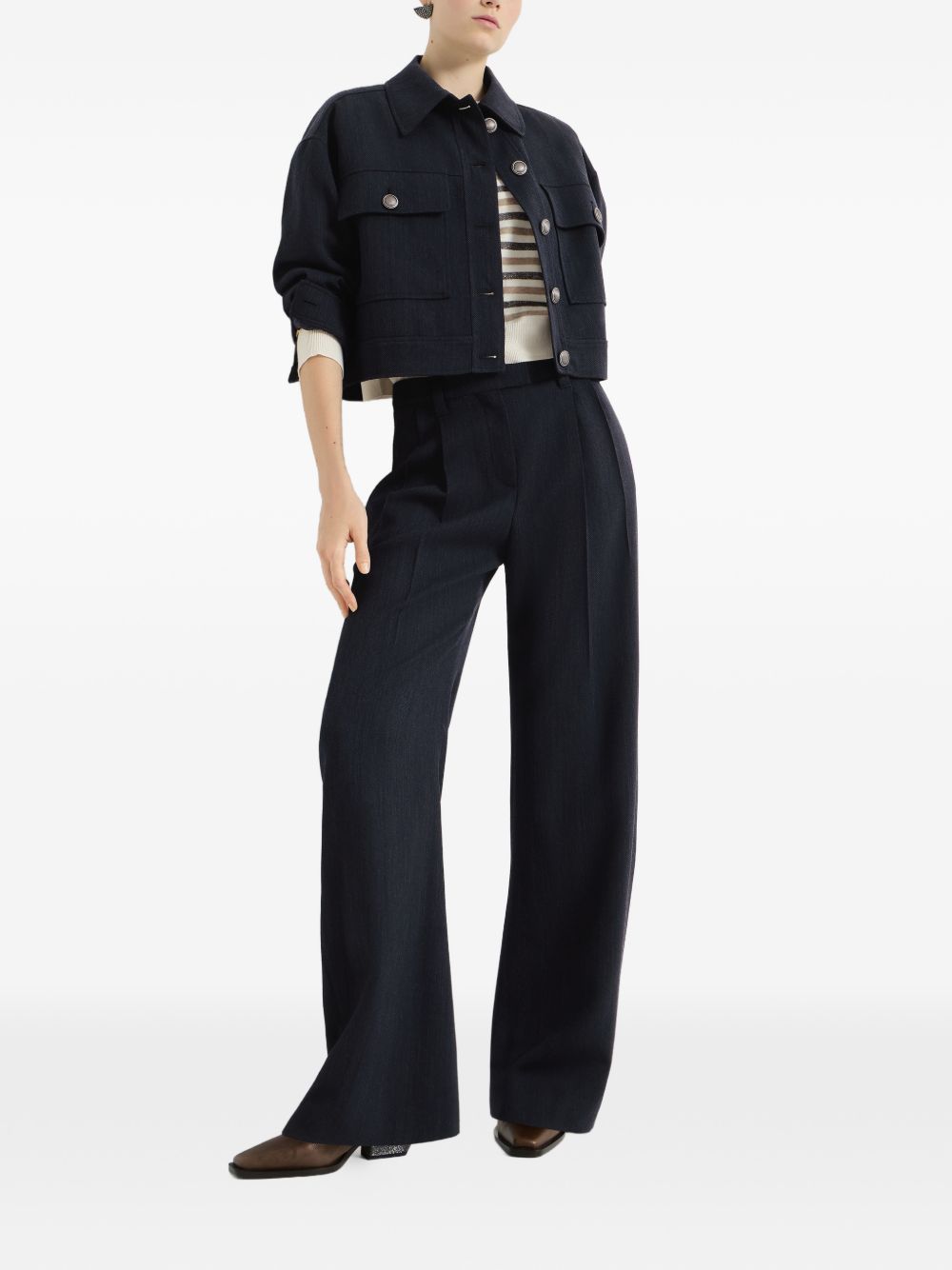 Brunello Cucinelli Women Wool Trousers BRUNELLO CUCINELLI