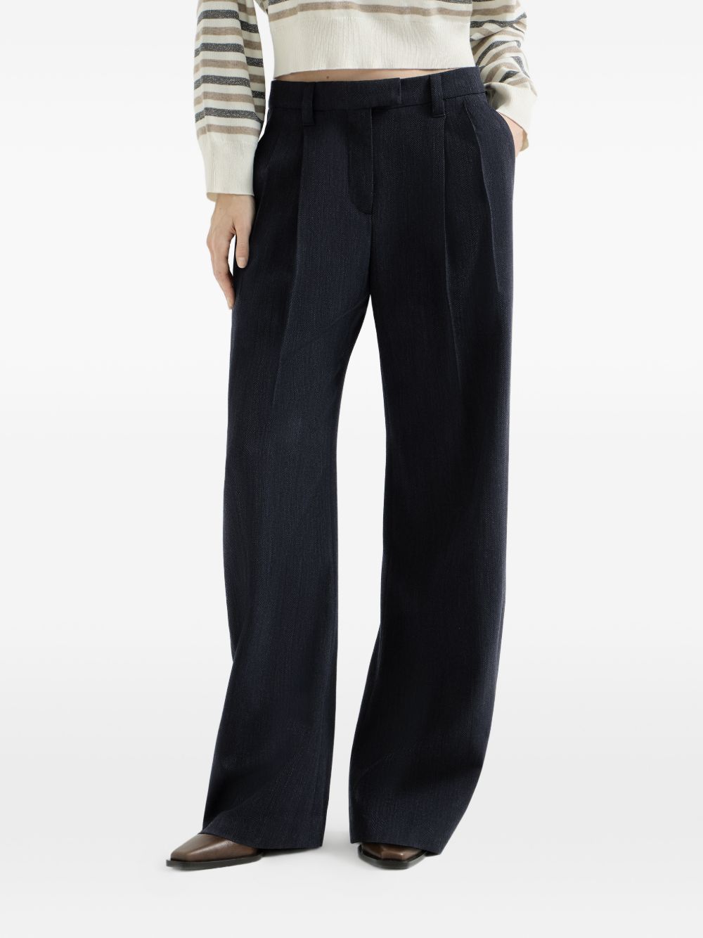 Brunello Cucinelli Women Wool Trousers BRUNELLO CUCINELLI