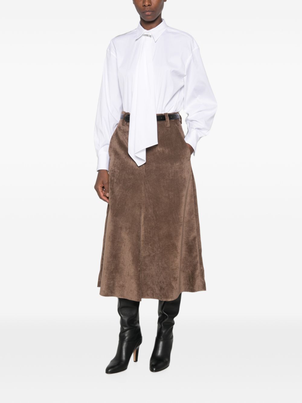 Brunello Cucinelli Women Midi Skirt