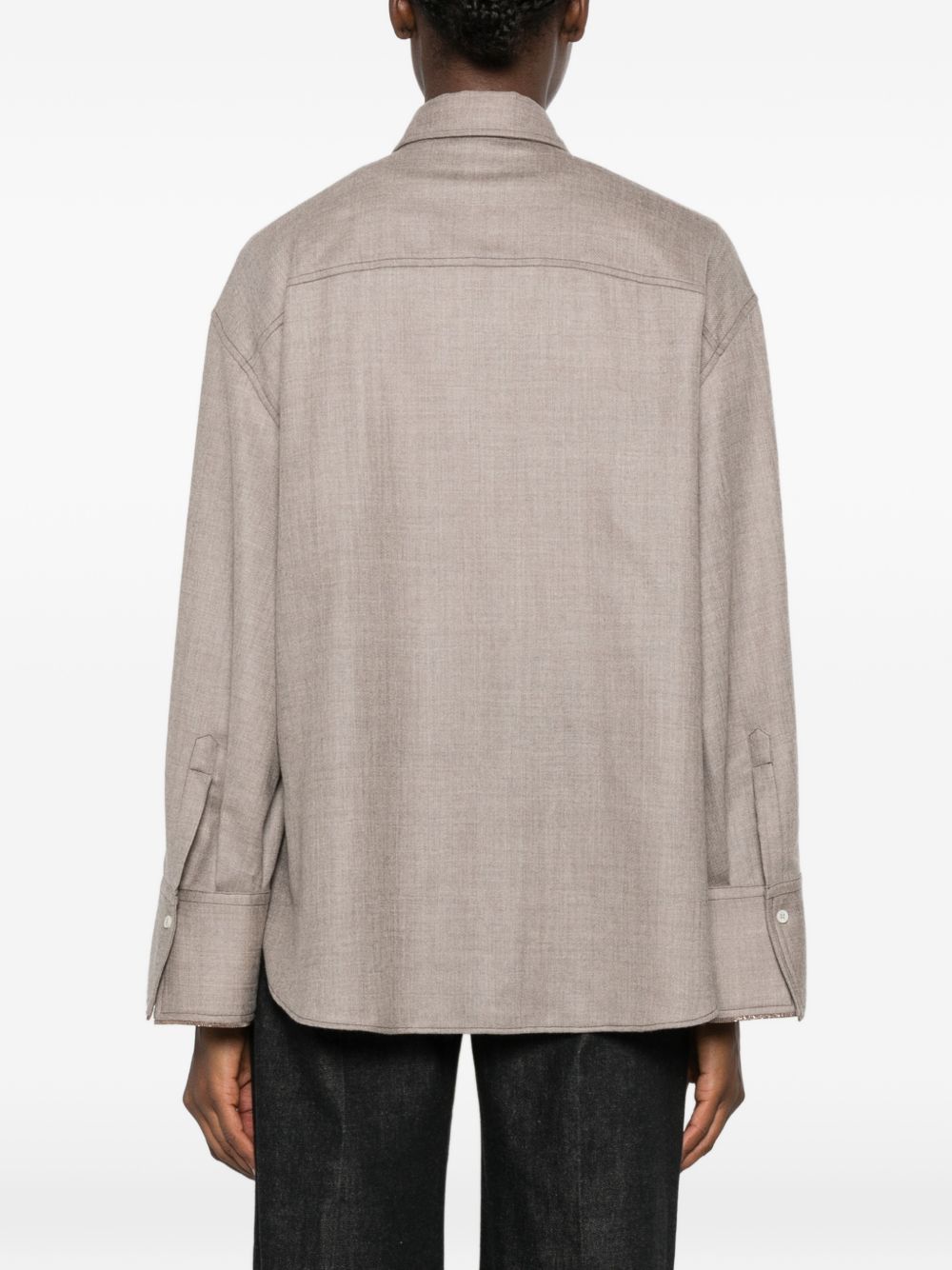 Brunello Cucinelli Women Wool Shirt BRUNELLO CUCINELLI