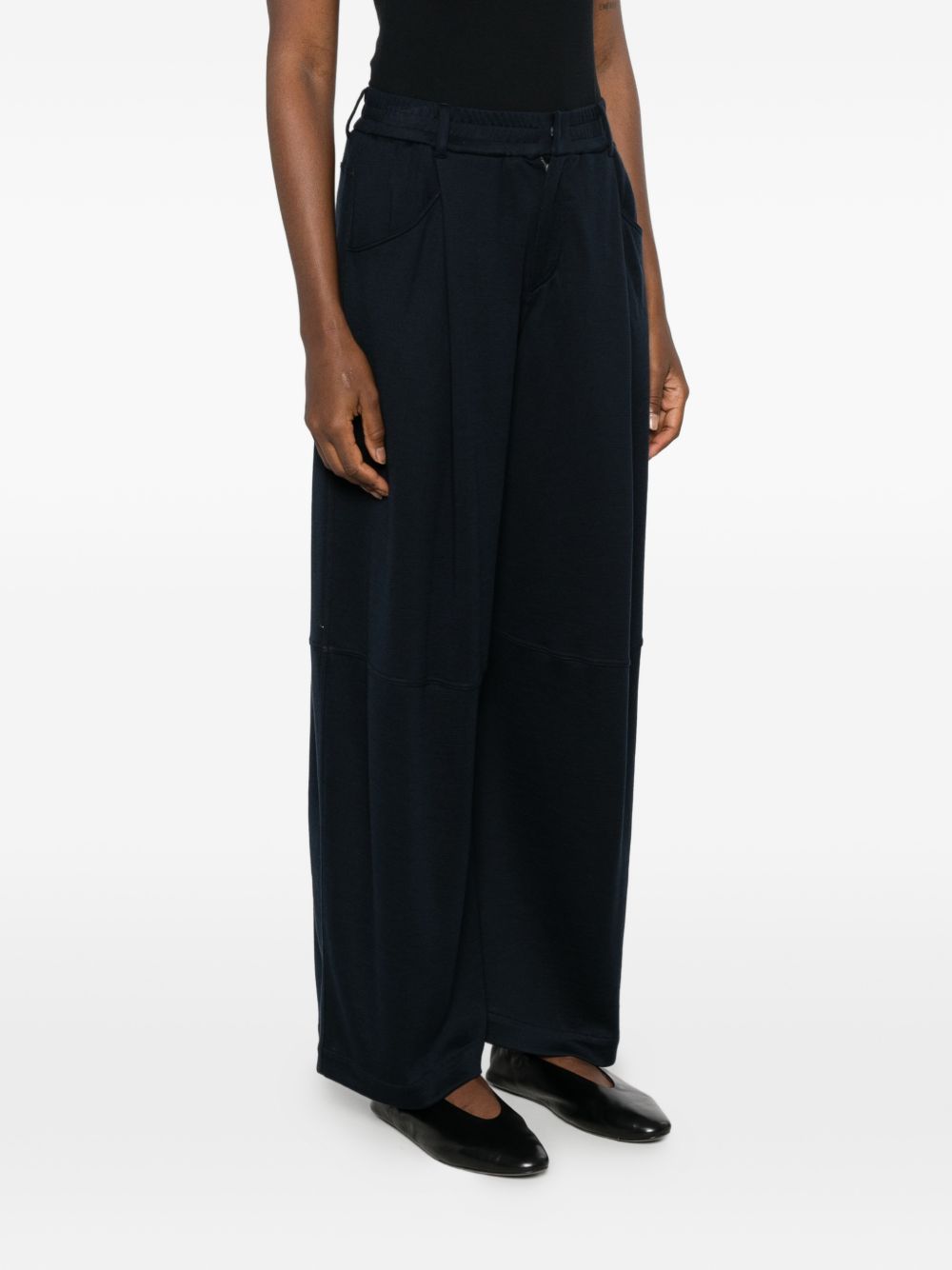 Brunello Cucinelli Women Cotton And Silk Blend Trousers BRUNELLO CUCINELLI