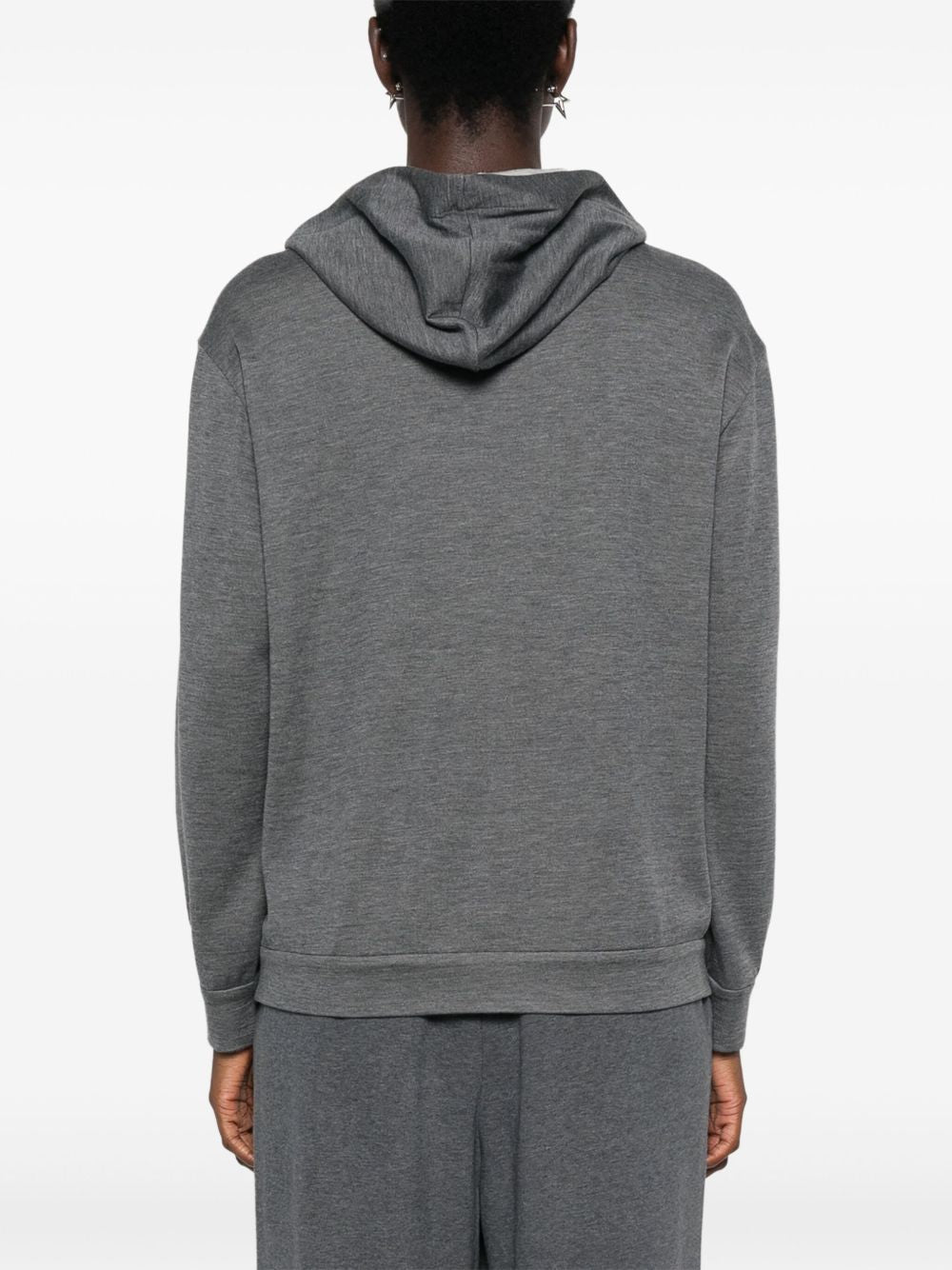 Brunello Cucinelli Women Cotton And Silk Hooded Cardigan BRUNELLO CUCINELLI