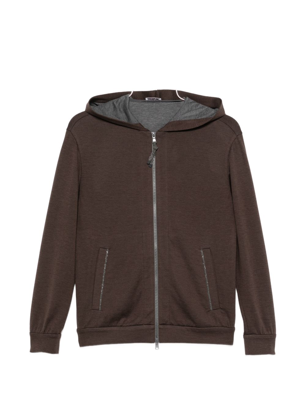 Brunello Cucinelli Women Cotton And Silk Hooded Cardigan BRUNELLO CUCINELLI