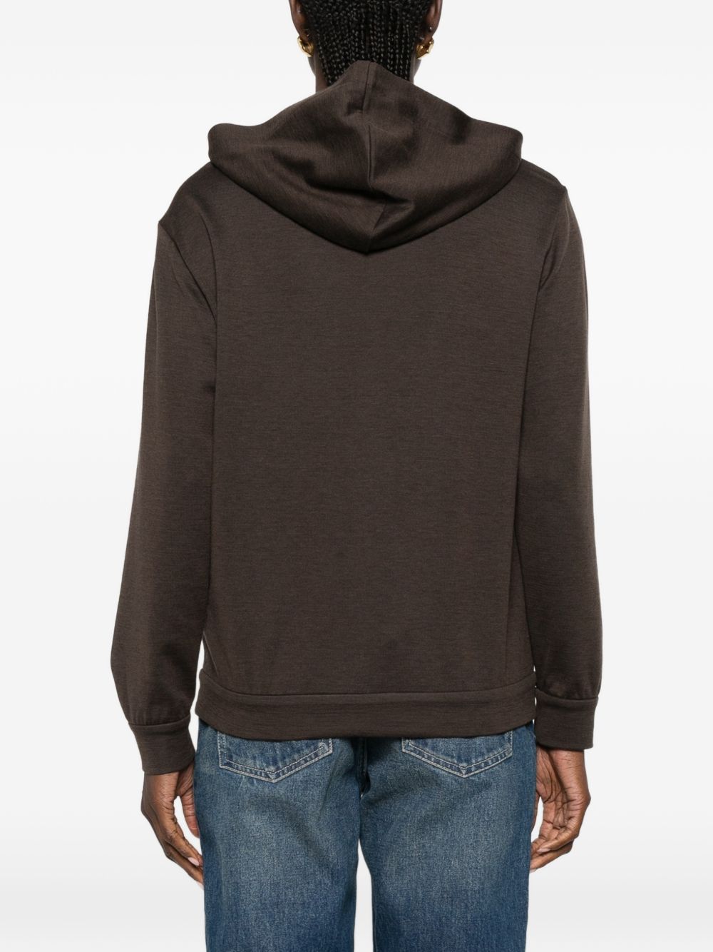 Brunello Cucinelli Women Cotton And Silk Hooded Cardigan BRUNELLO CUCINELLI