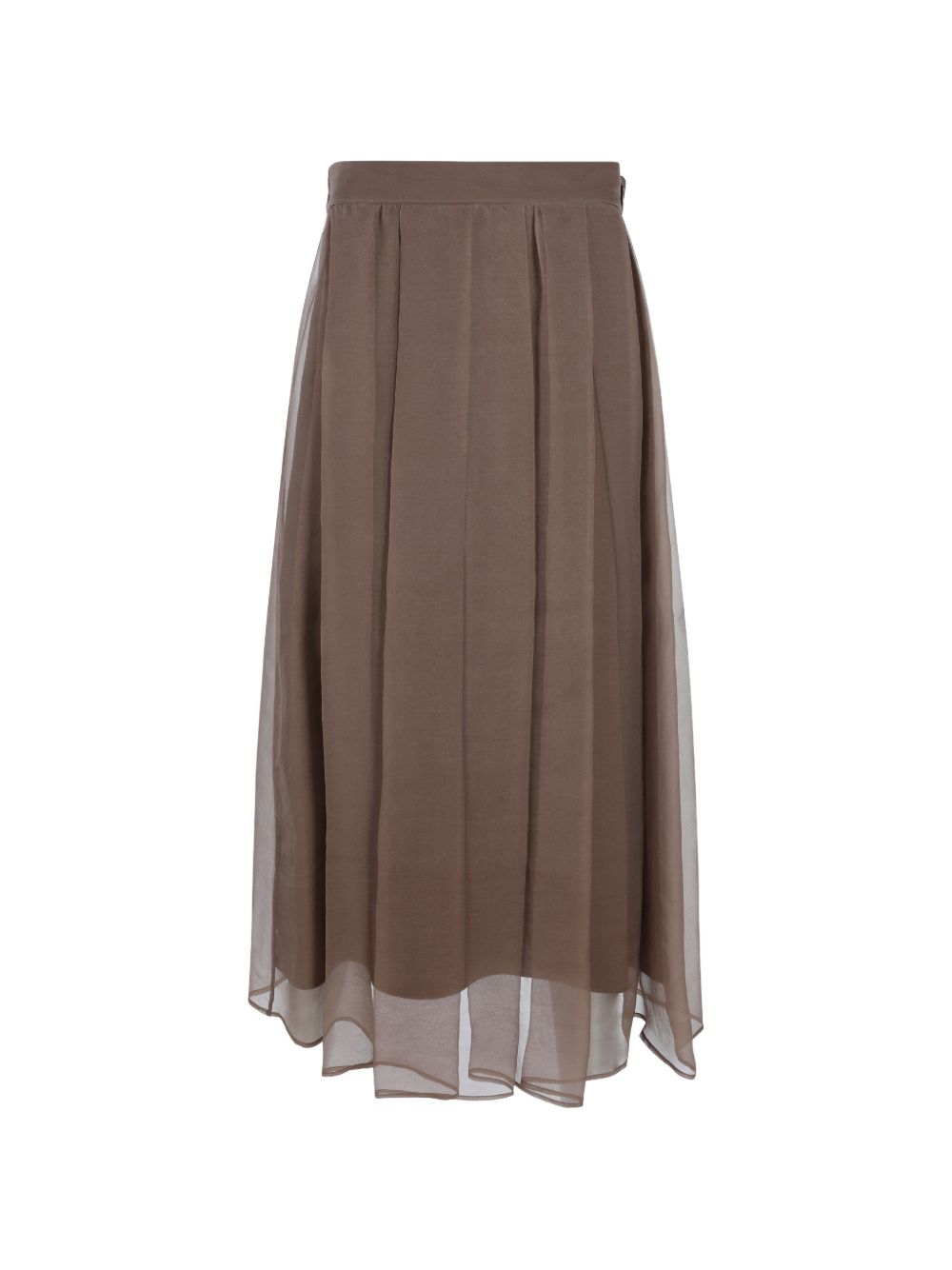 Brunello Cucinelli Women Silk Midi Skirt BRUNELLO CUCINELLI