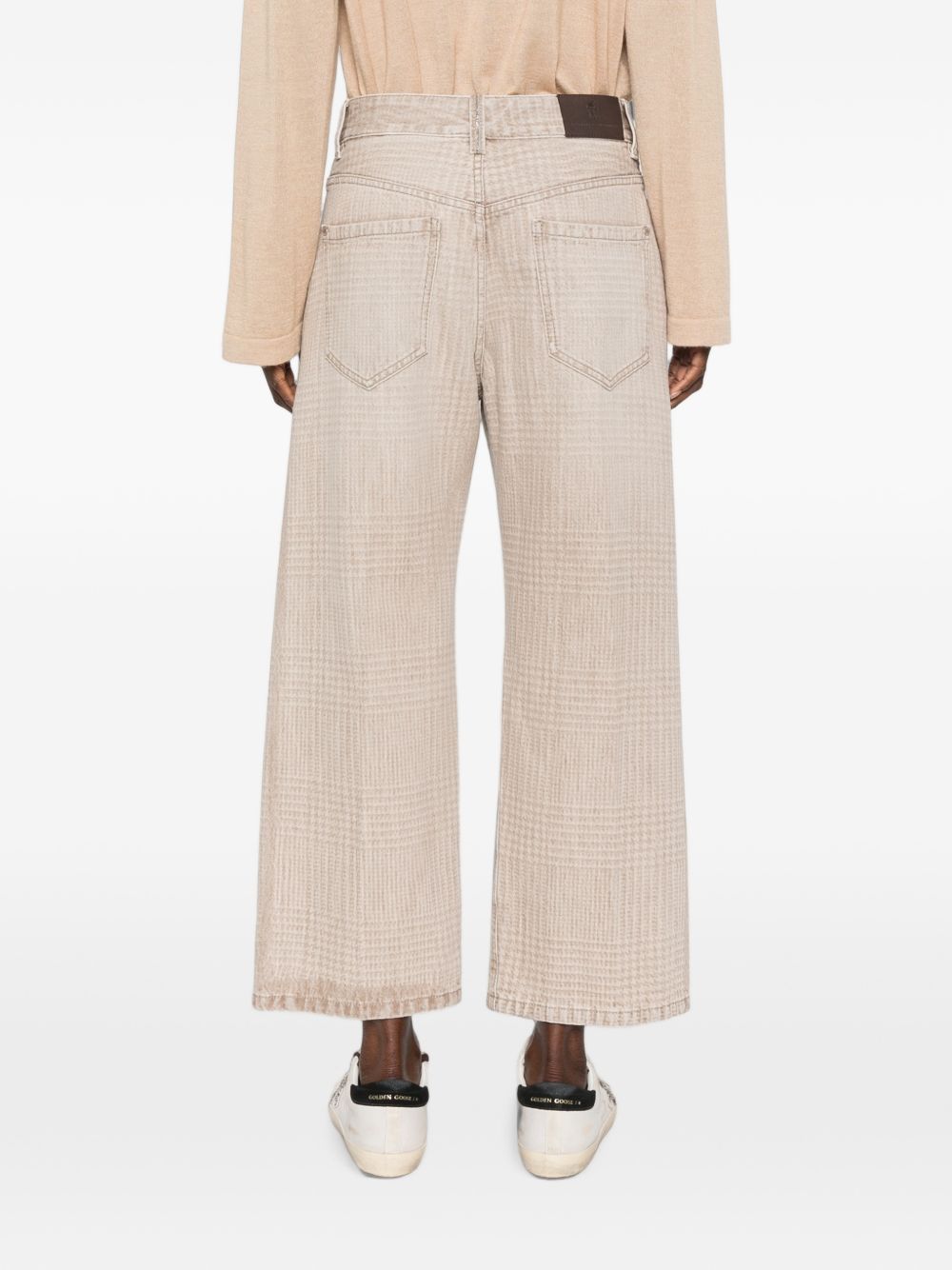 Brunello Cucinelli Women Cropped Denim Jeans BRUNELLO CUCINELLI