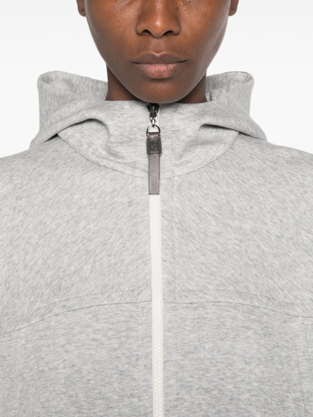 Brunello Cucinelli Women Cotton Blend Hoodie BRUNELLO CUCINELLI