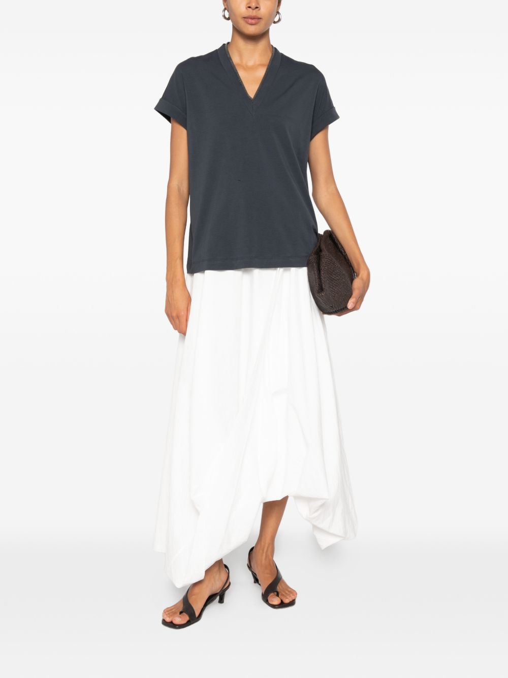 Brunello Cucinelli Women Cotton T-Shirt BRUNELLO CUCINELLI