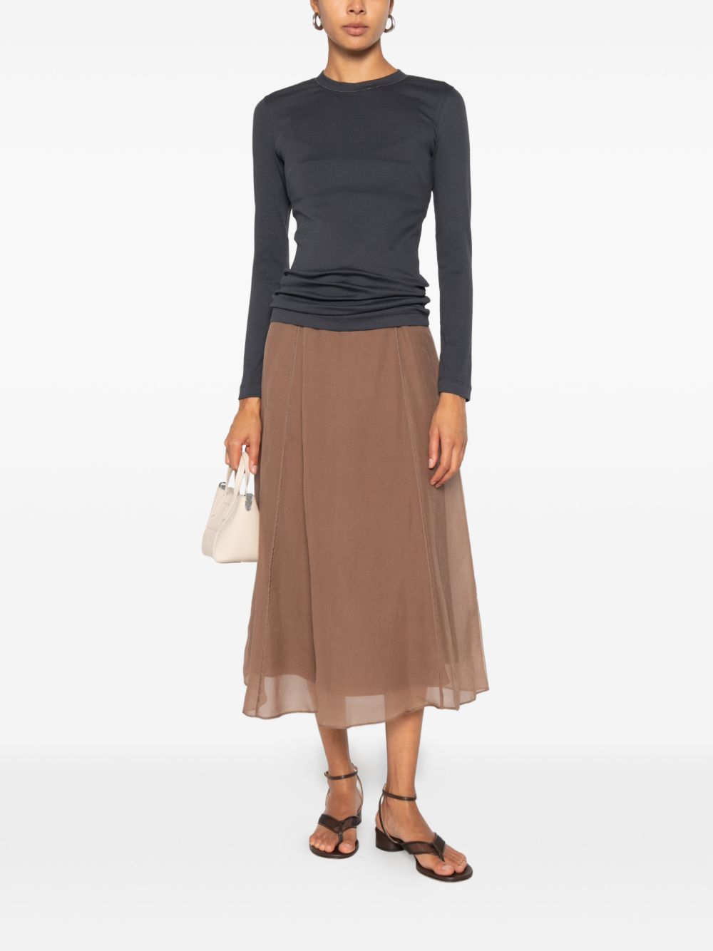 Brunello Cucinelli Women Cotton Crewneck Sweater BRUNELLO CUCINELLI