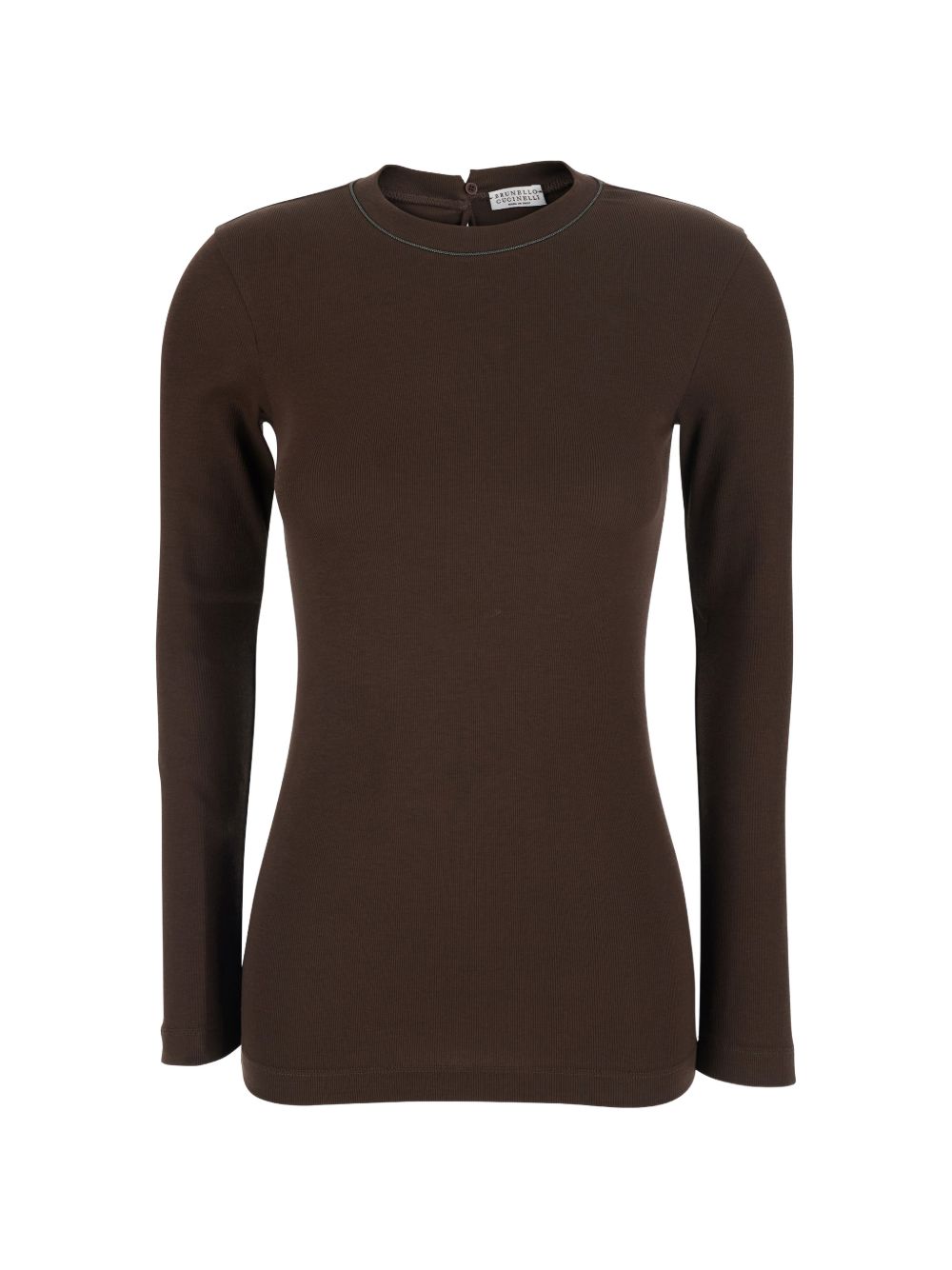 Brunello Cucinelli Women Cotton Crewneck Sweater BRUNELLO CUCINELLI