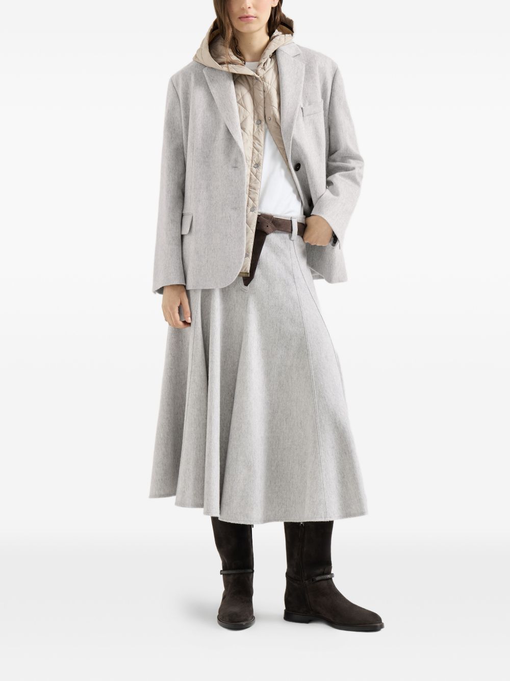 Brunello Cucinelli Women Quilted Down Vest BRUNELLO CUCINELLI