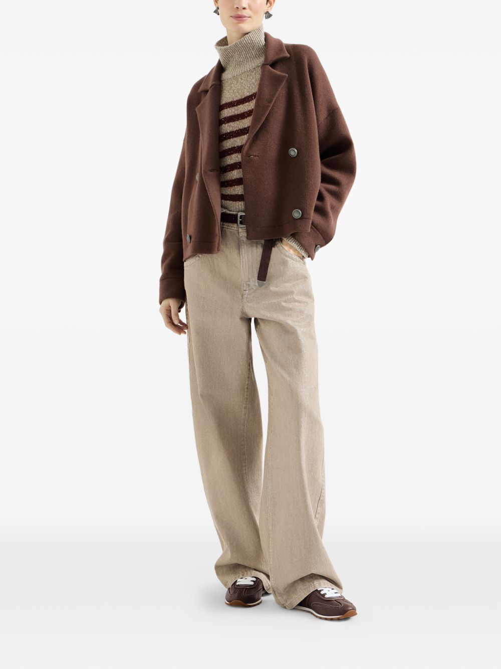 Brunello Cucinelli Women Leather Sneakers BRUNELLO CUCINELLI