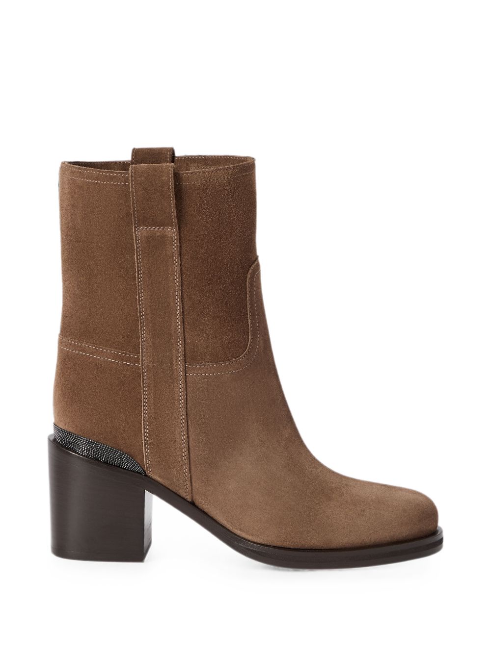 Brunello Cucinelli Women Leather Ankle Boots BRUNELLO CUCINELLI