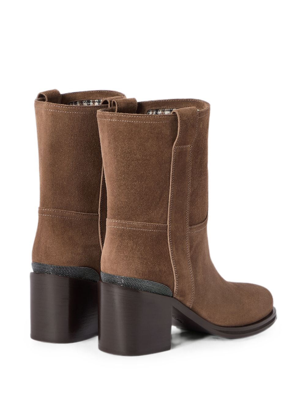 Brunello Cucinelli Women Leather Ankle Boots BRUNELLO CUCINELLI