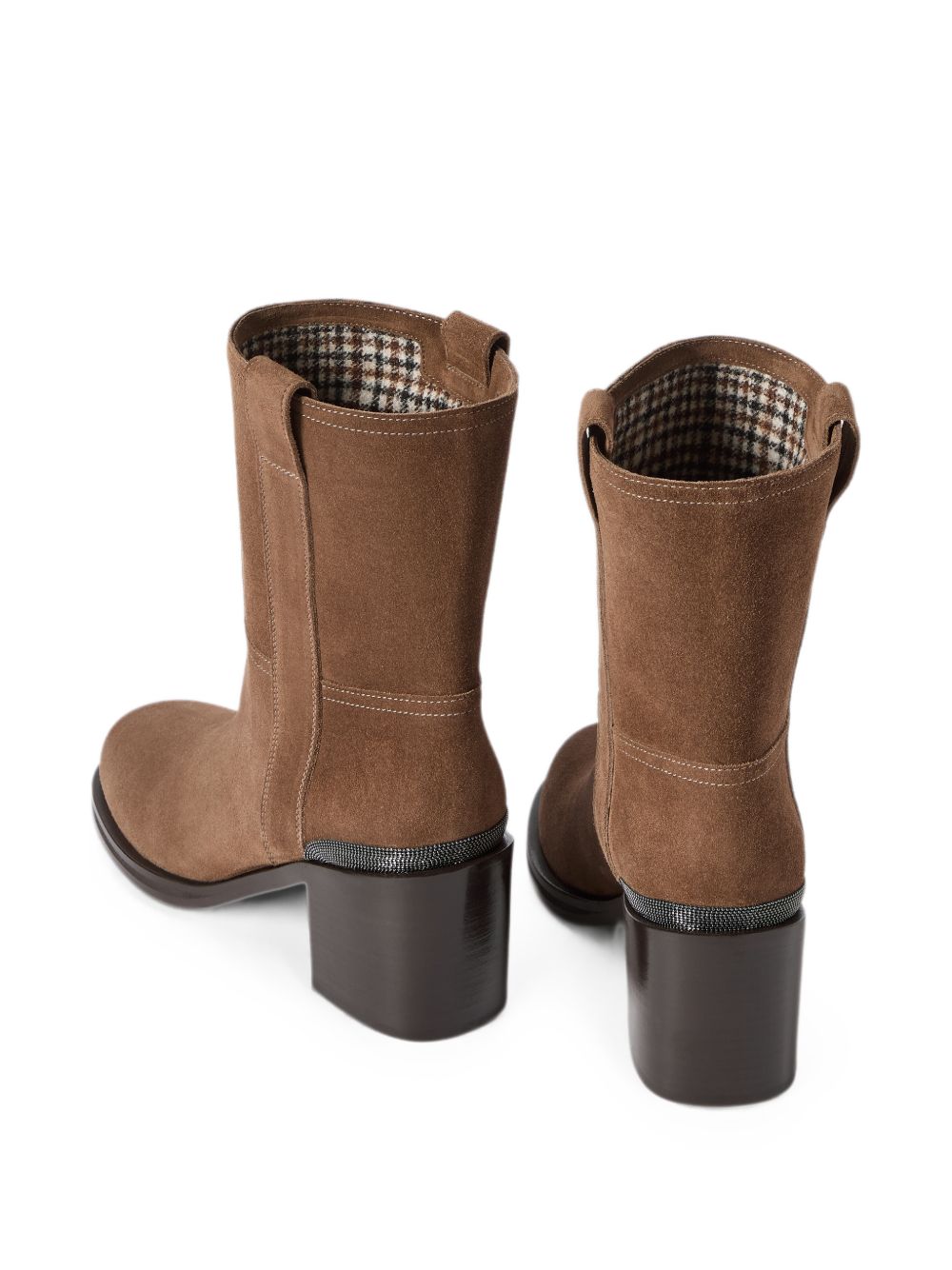 Brunello Cucinelli Women Leather Ankle Boots BRUNELLO CUCINELLI