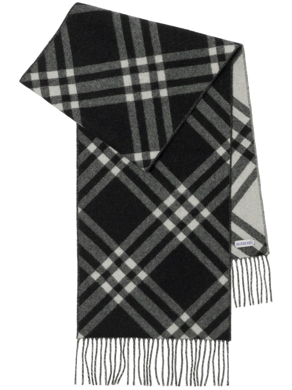 Burberry Men Check Cashmere Scarf BURBERRY