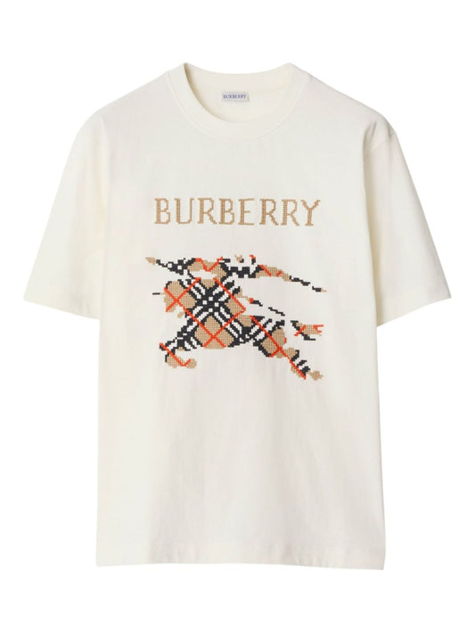 Burberry Men Logo Cotton T-Shirt