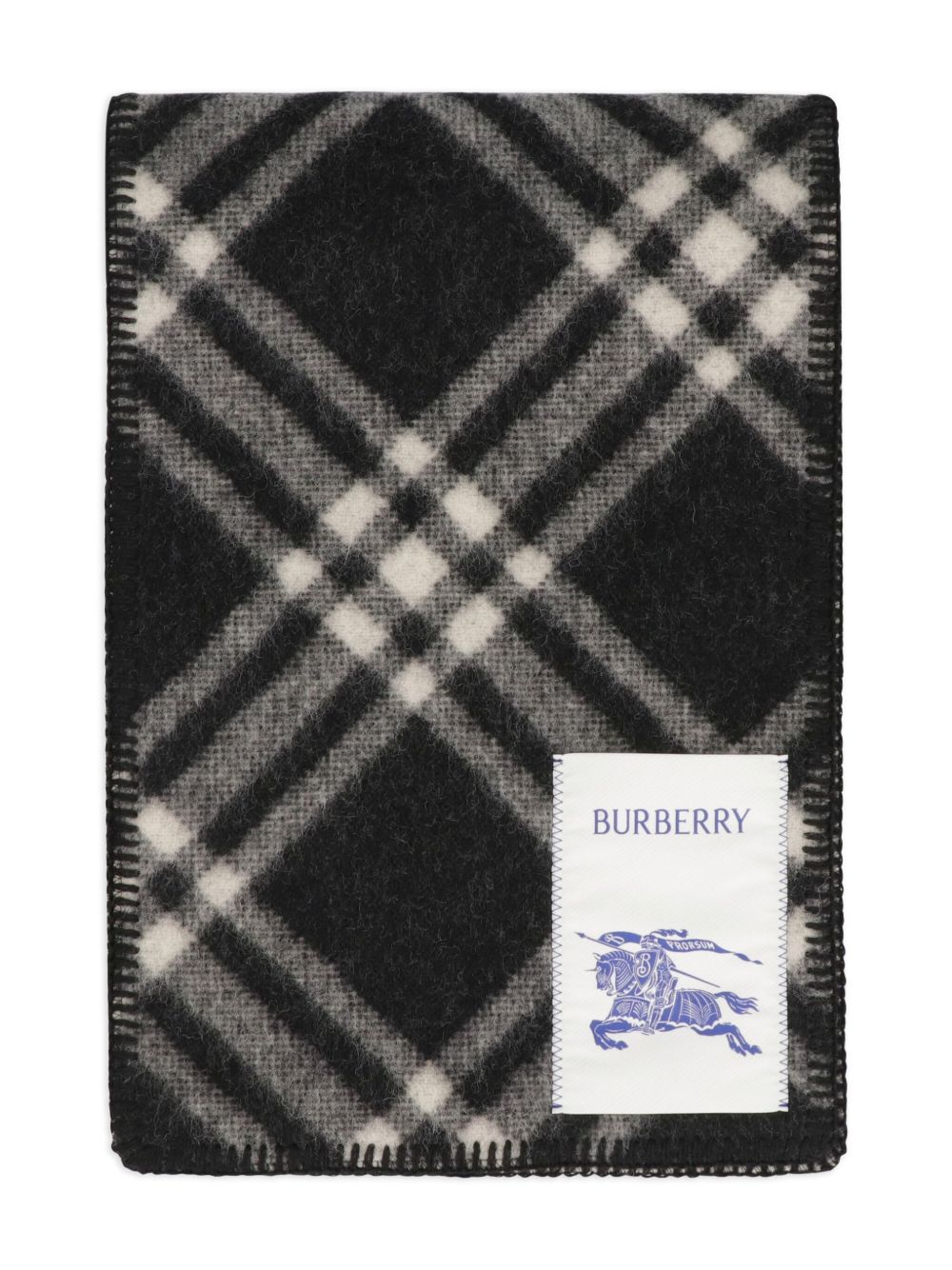 Burberry Men Check Wool Scarf BURBERRY