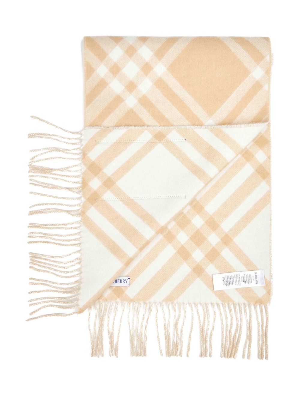 Burberry Men Check Cashmere Scarf BURBERRY