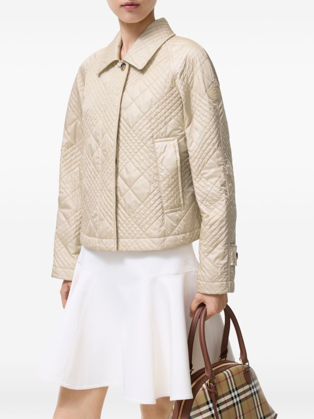 Burberry Women Nylon Quilted Jacket BURBERRY