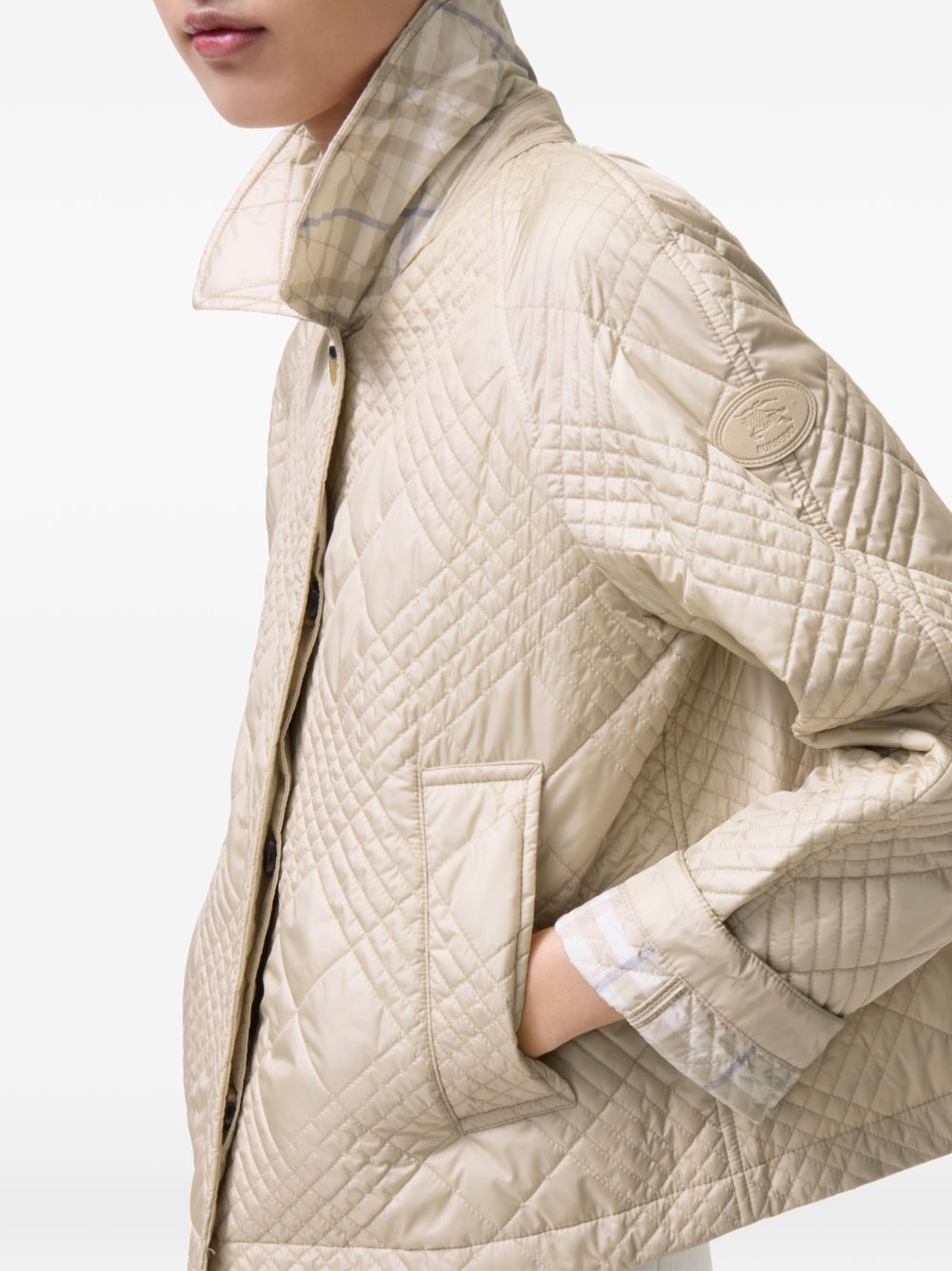 Burberry Women Nylon Quilted Jacket BURBERRY