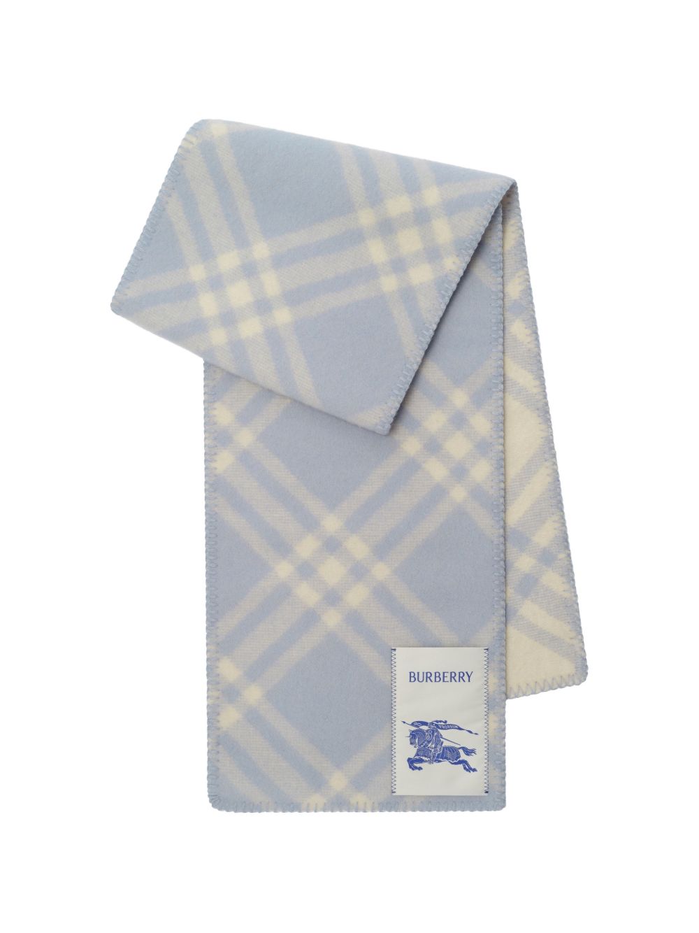 Burberry Men Check Wool Scarf BURBERRY