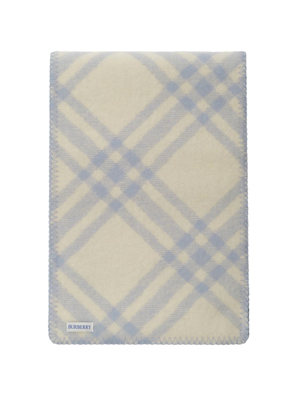 Burberry Men Check Wool Scarf BURBERRY