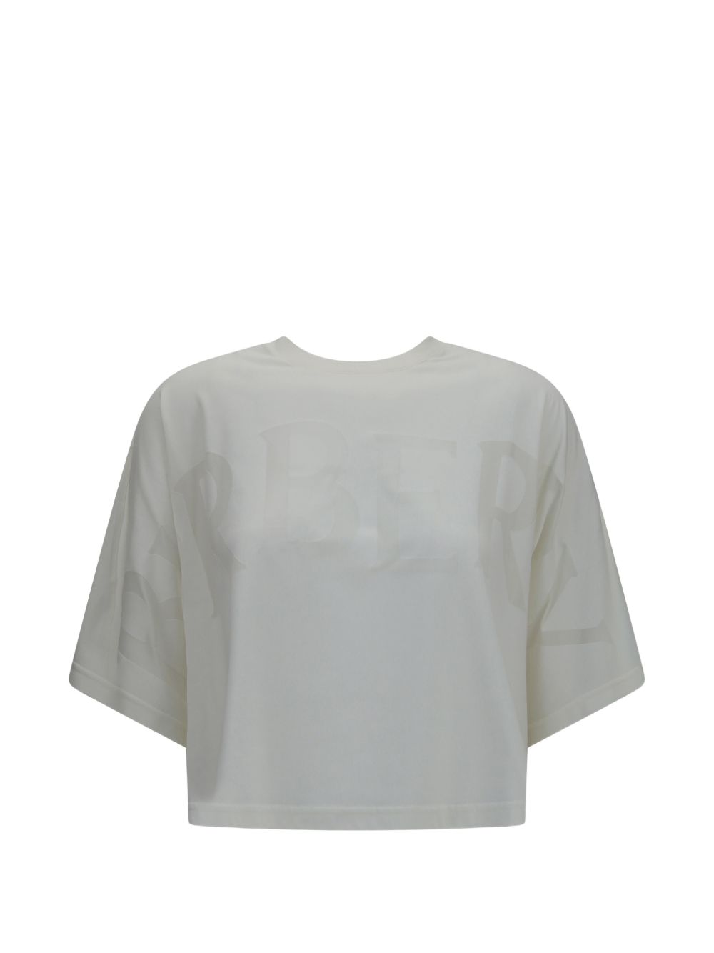 Burberry Women Logo Cotton T-Shirt