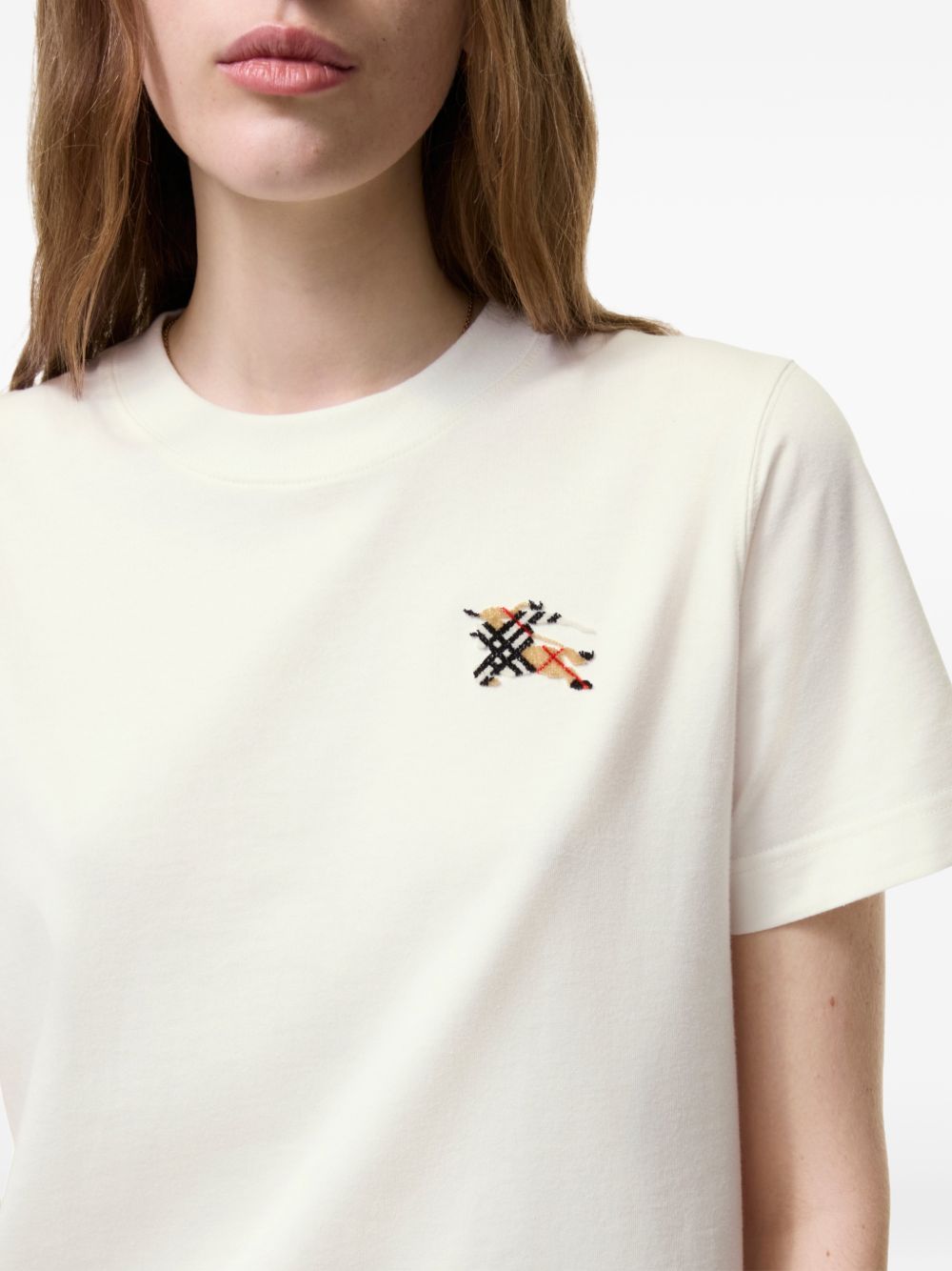 Burberry Women Logo Cotton T-Shirt BURBERRY