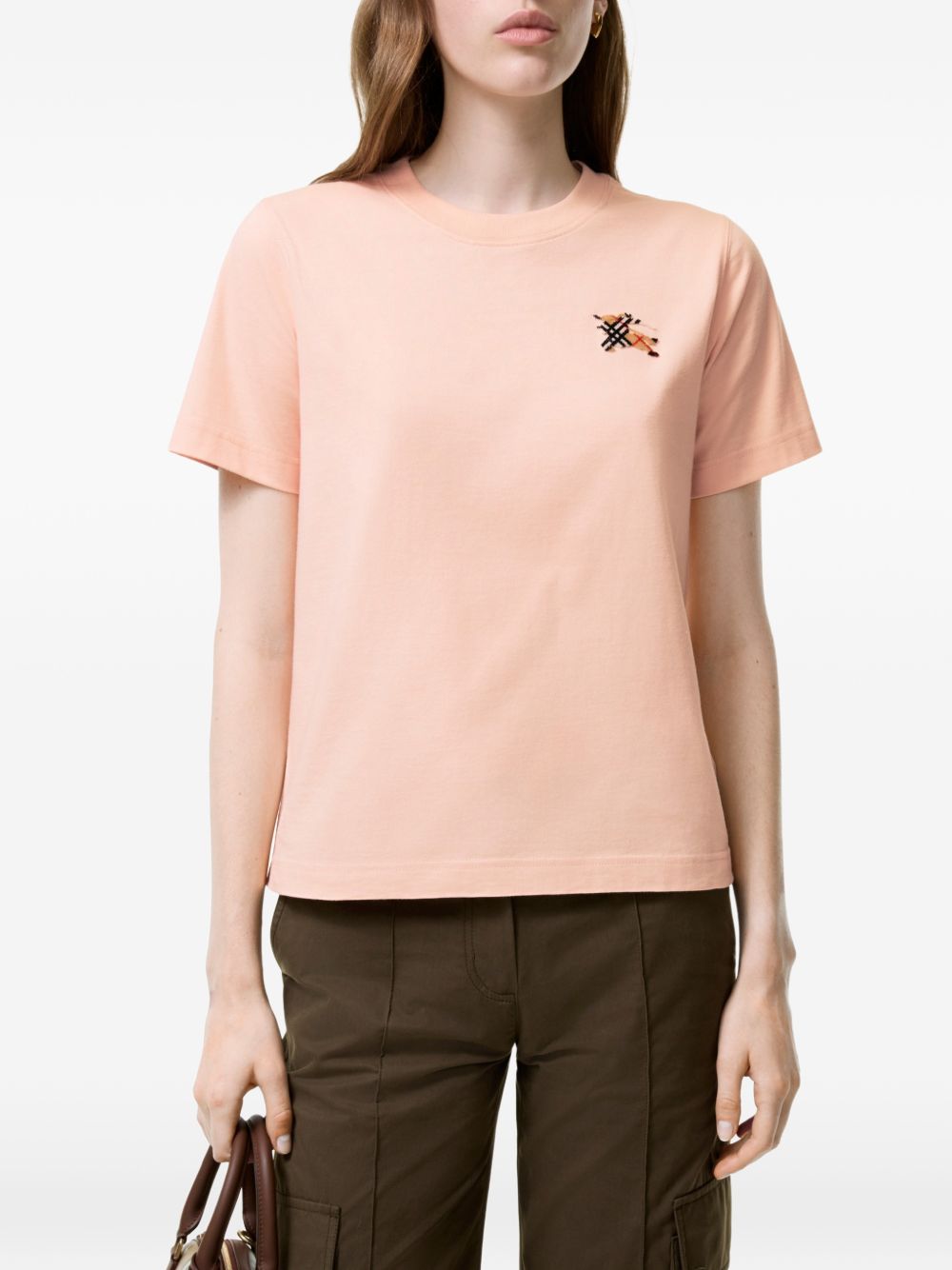 Burberry Women Logo Cotton T-Shirt BURBERRY